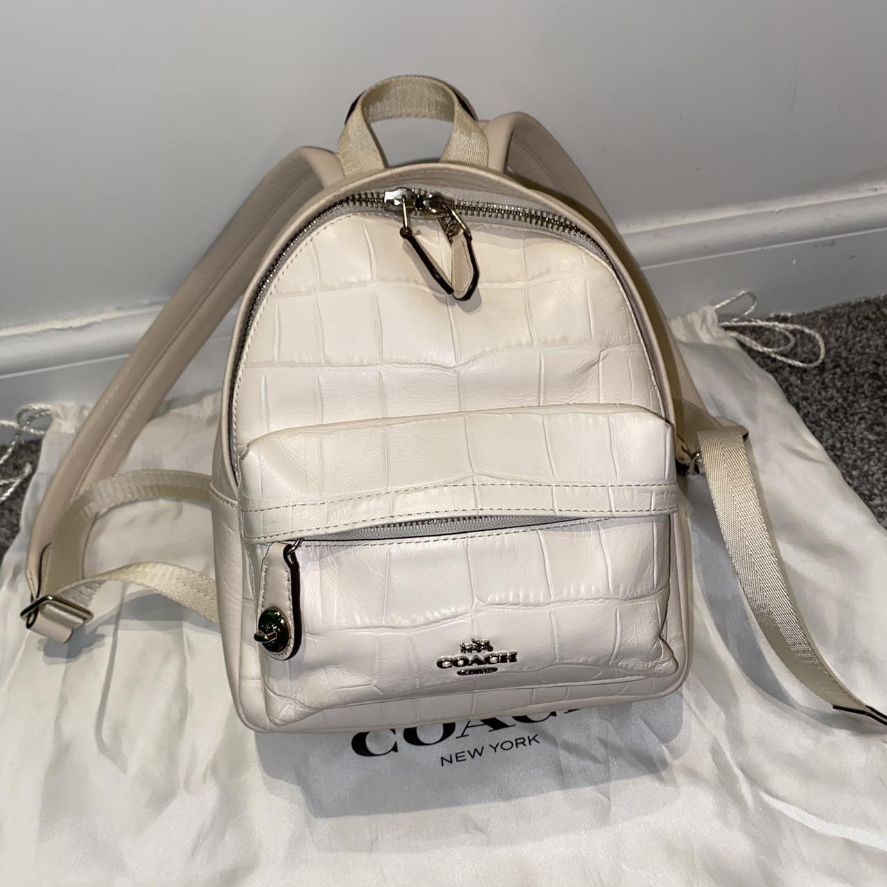 Coach embossed outlet backpack