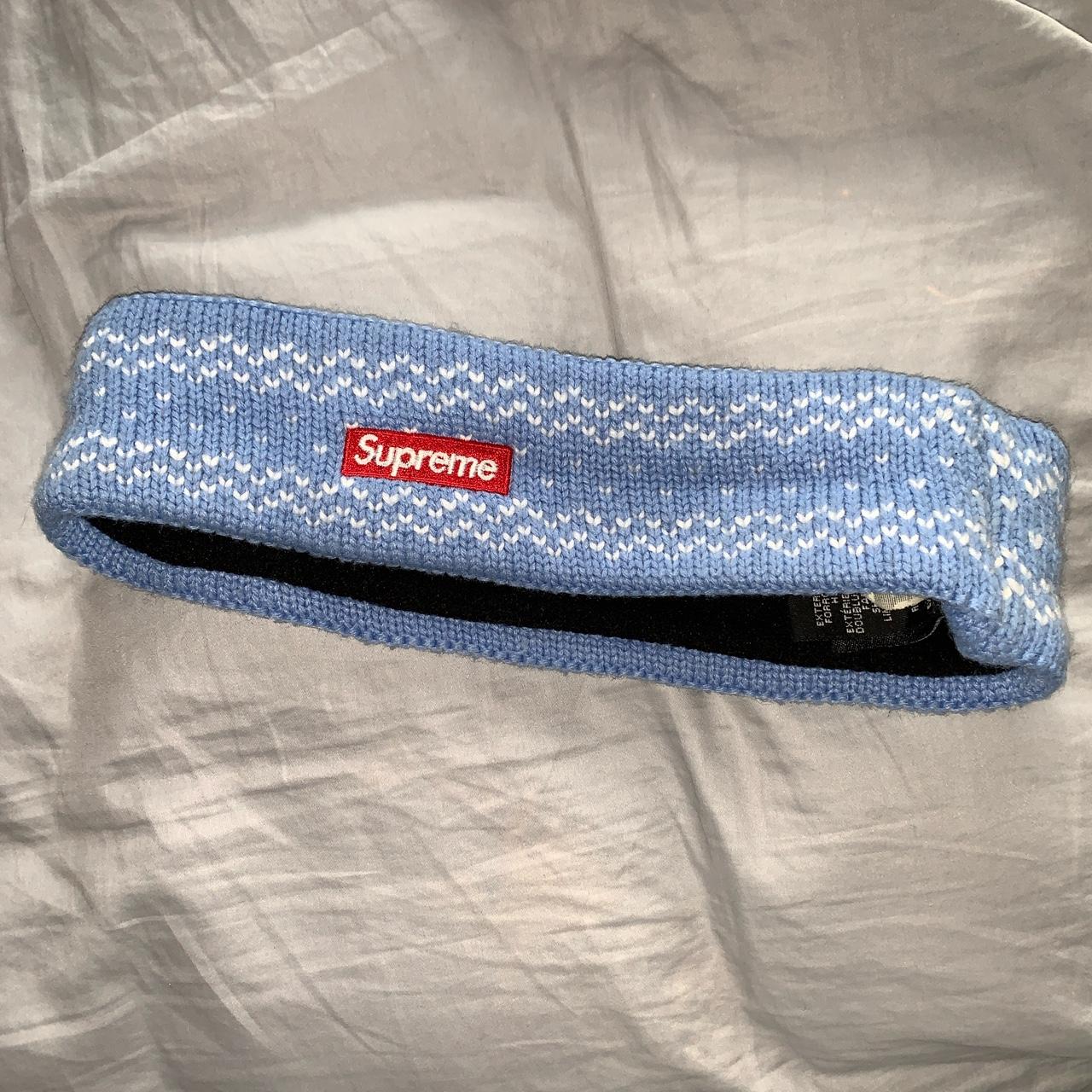 Light blue shop supreme headband