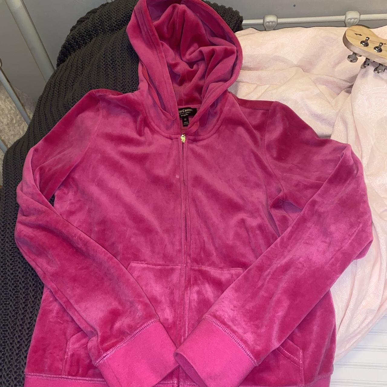 Juicy Couture Women's Pink Hoodie Depop