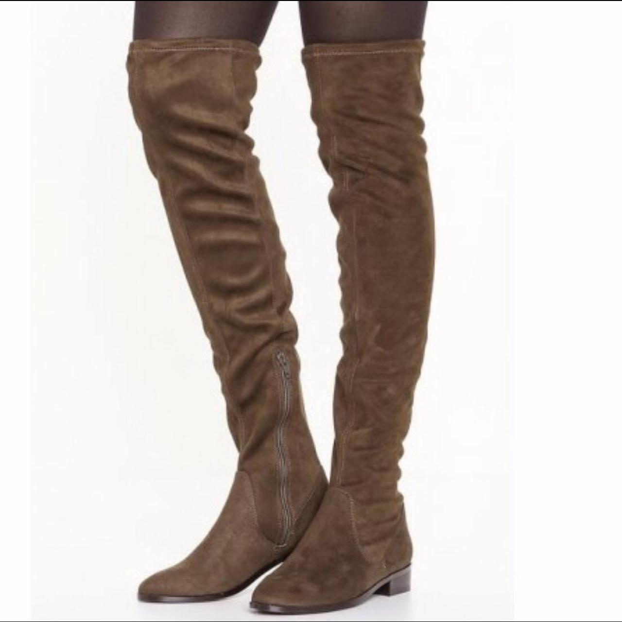 Aldo Thigh Highs Boots Elinna Slip On Suede Bought