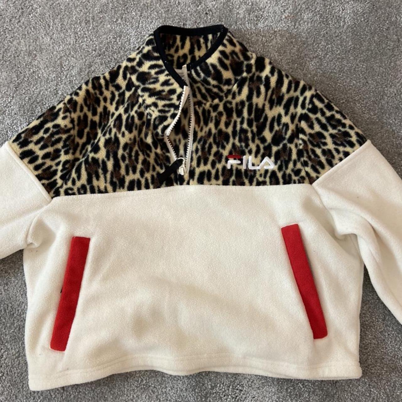 Fila leopard hot sale fleece