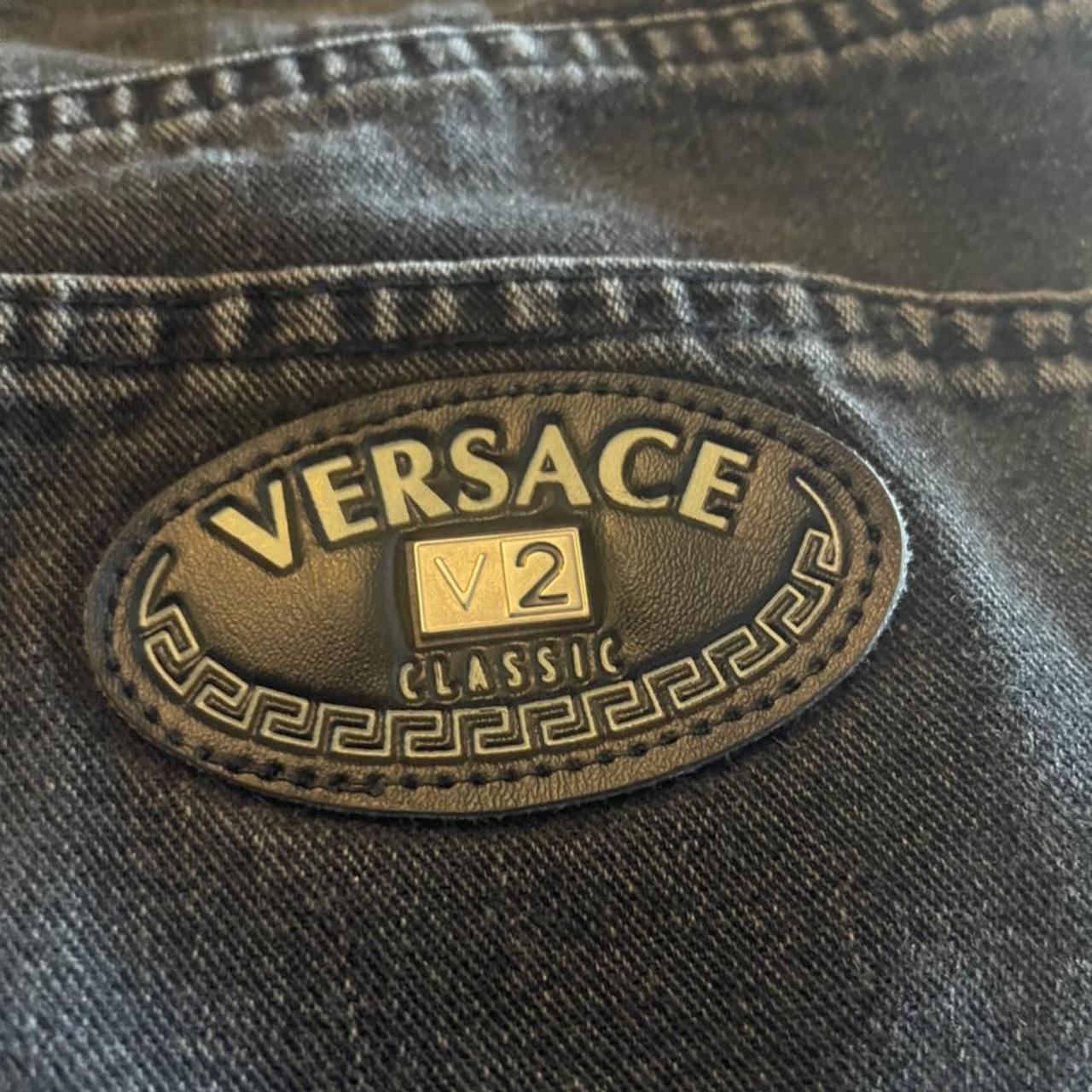 Versace Men's Black Jeans | Depop