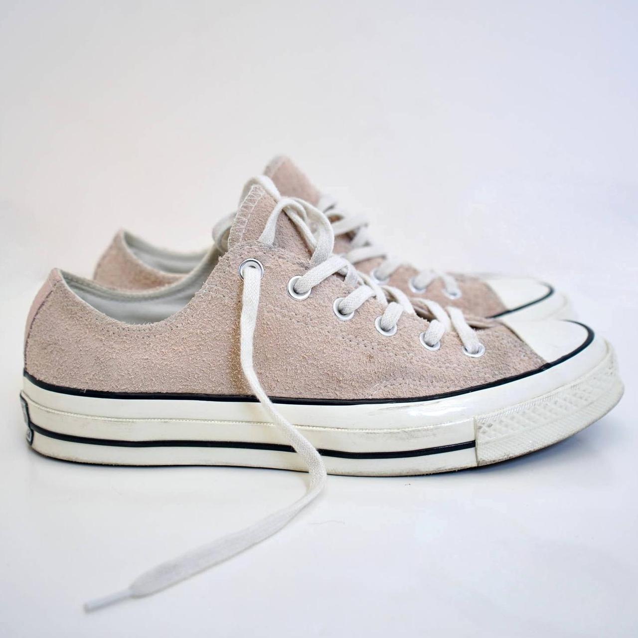 Converse Chuck Taylor All Star 70 suede dust pink.... - Depop