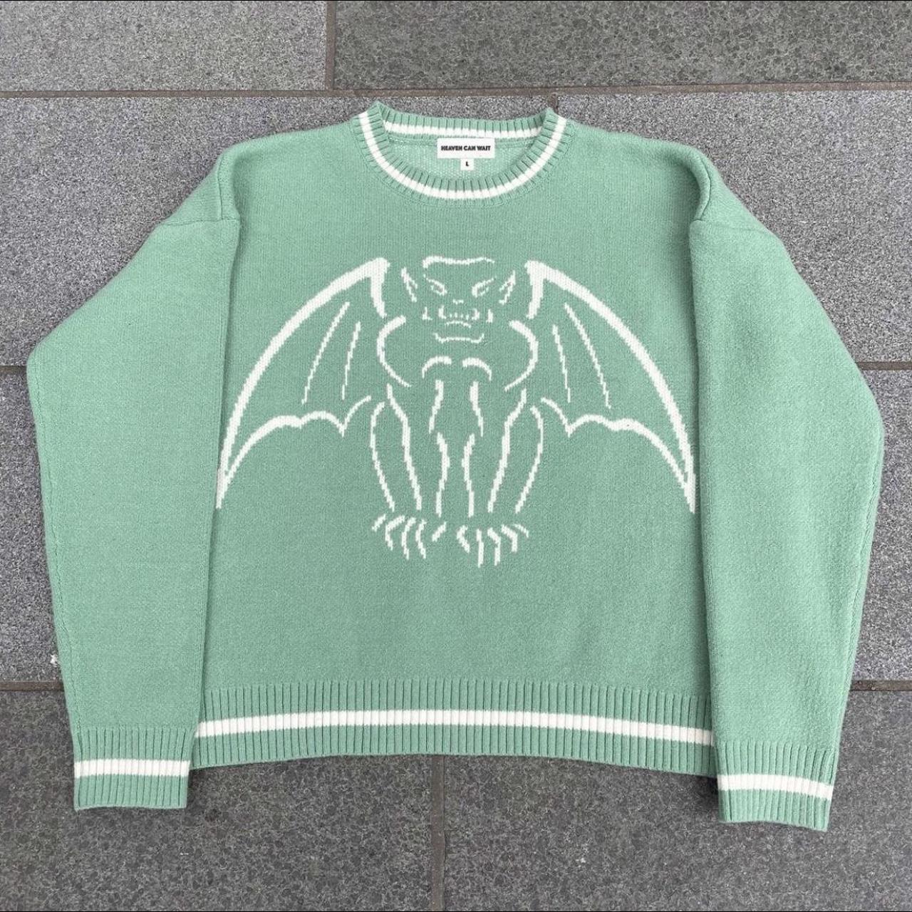 hcw green sweater