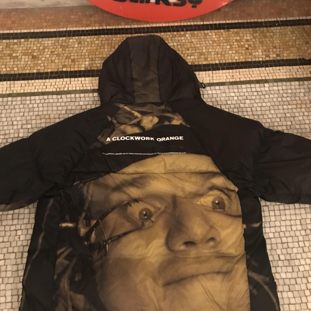 Undercover Clockwork Orange Printed Down Coat Depop