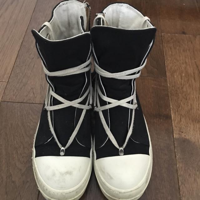 Rick Owens DRKSHDW Hexagram Ramones Condition: 7/10... - Depop