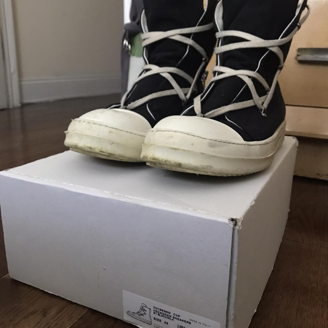 Rick Owens DRKSHDW Hexagram Ramones, Condition: 7/10...