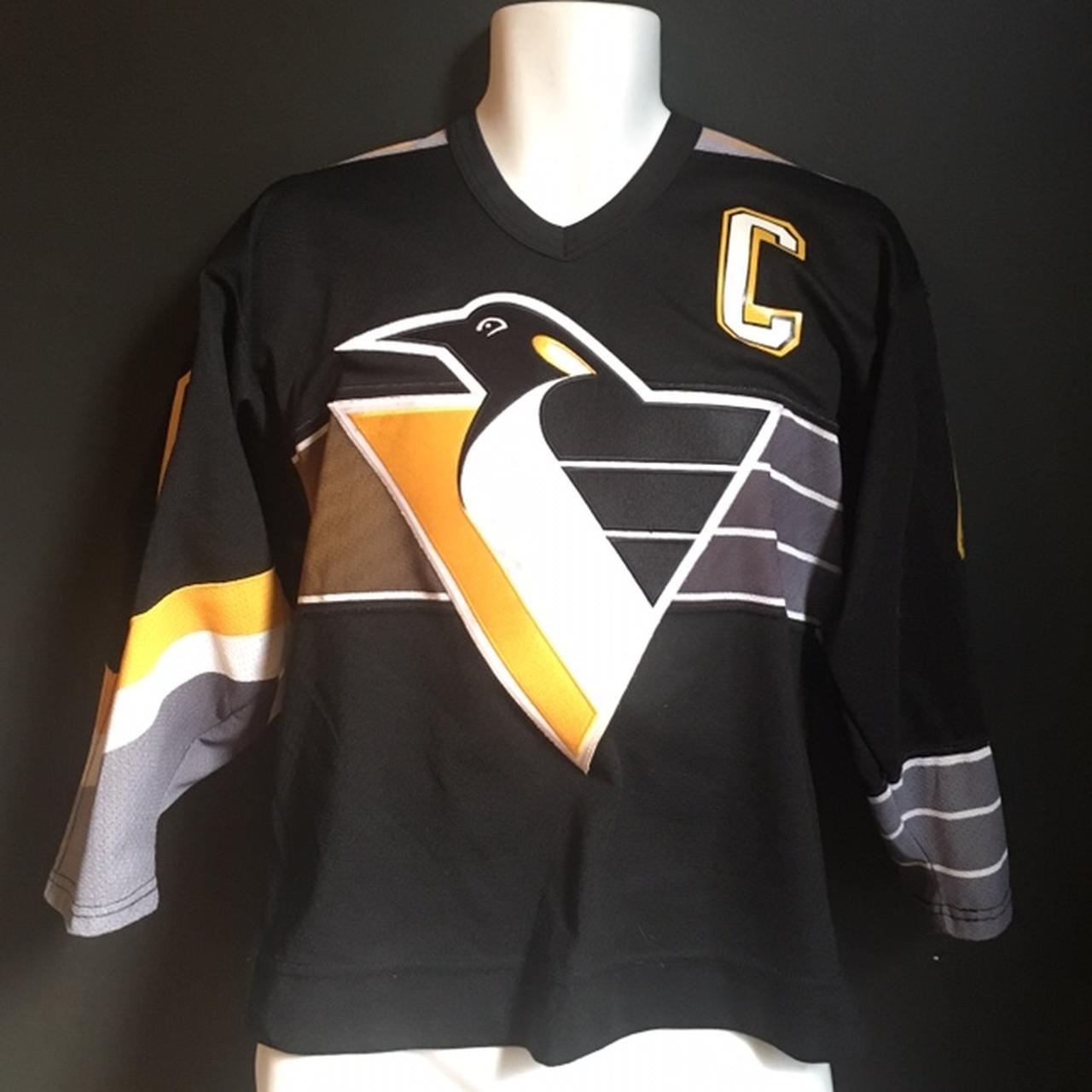 Mario LEMIEUX Signed Pittsburgh Penguins SUPER MARIO CCM Vintage Jersey  *RARE*