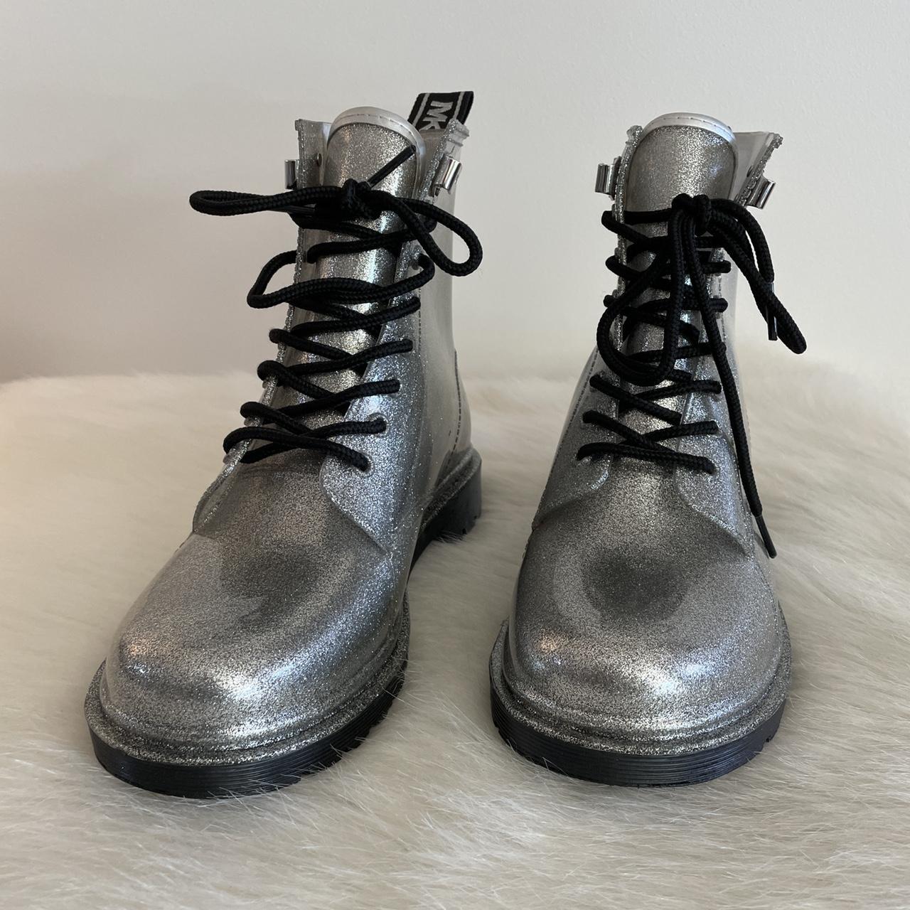 michael kors black glitter sneakers