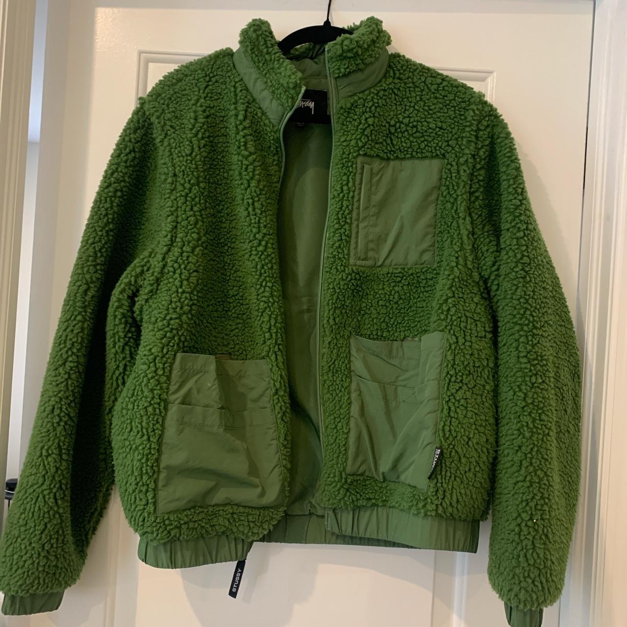 stussy convertible sherpa jacket