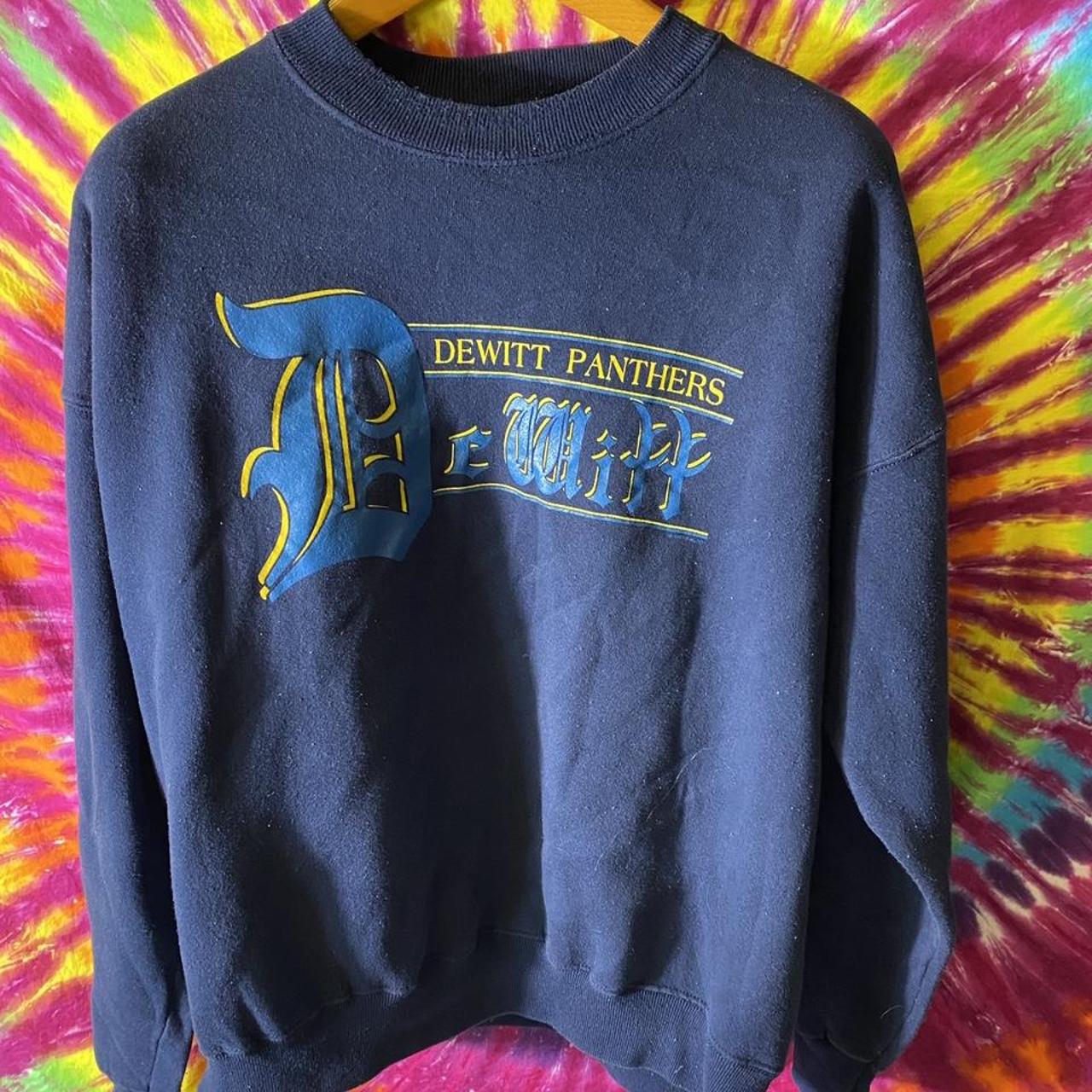 Men’s Vintage DEWITT College Graphic Sweatshirt Sz... - Depop