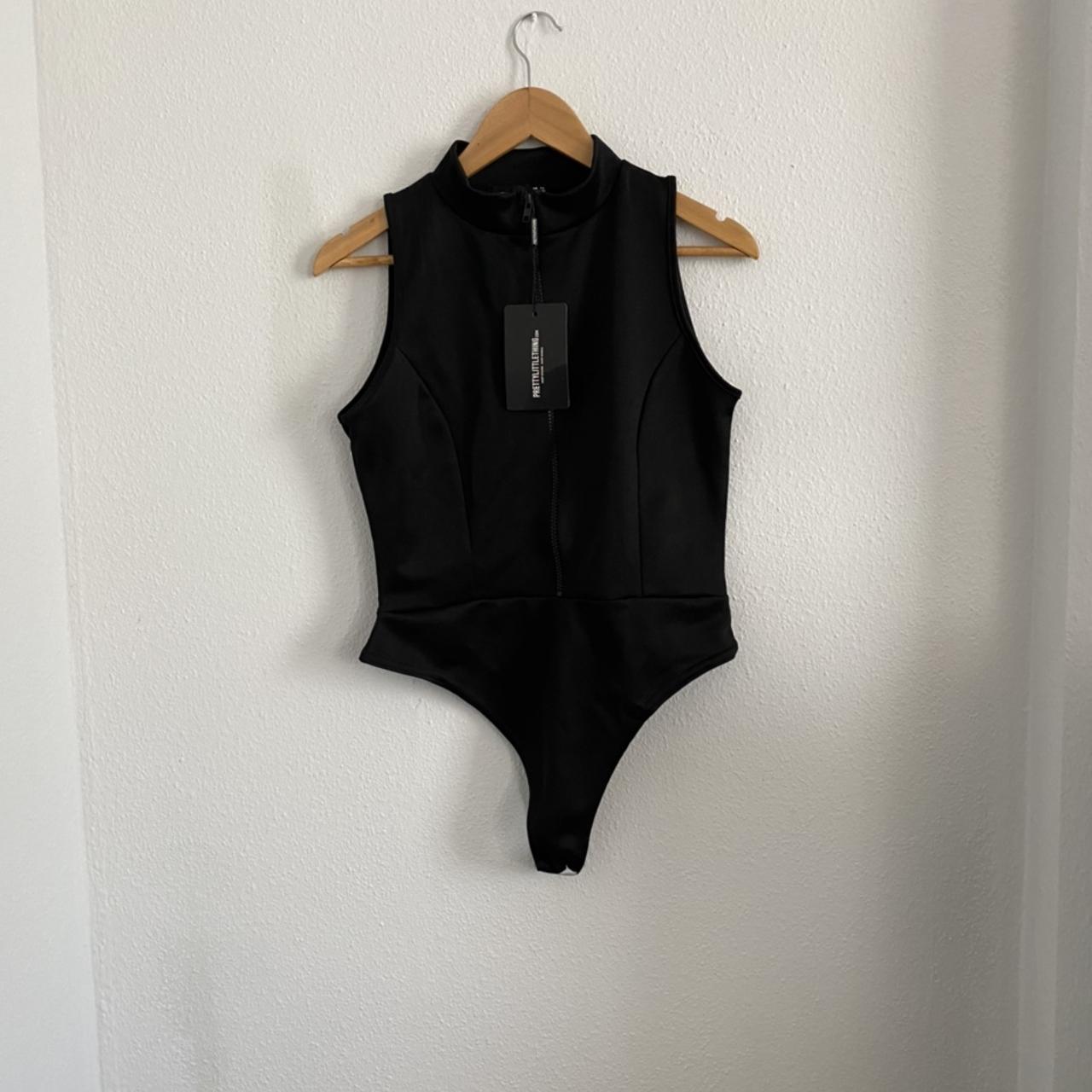 Pretty Little Thing scuba bodysuit never worn with... Depop