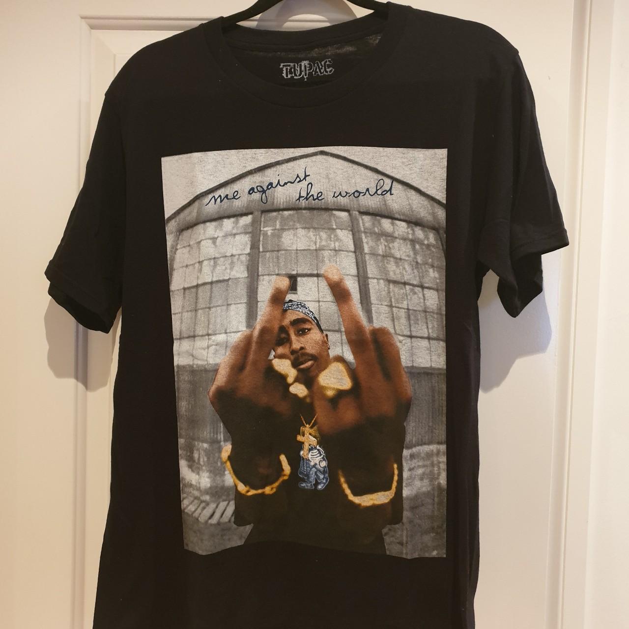 TUPAC - ME AGAINST THE WORLD TSHIRT SICK... - Depop