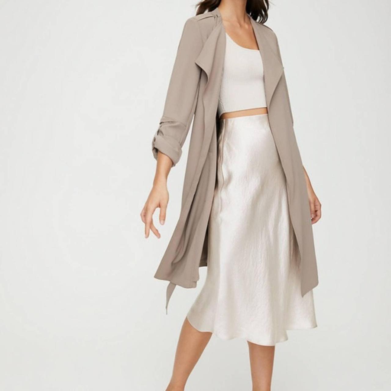 aritzia quincey trench