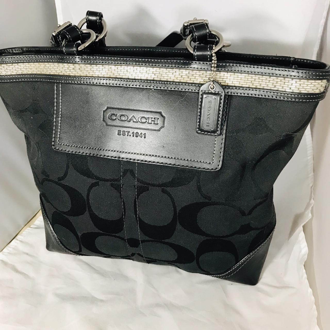 Coach discount jacquard fabric