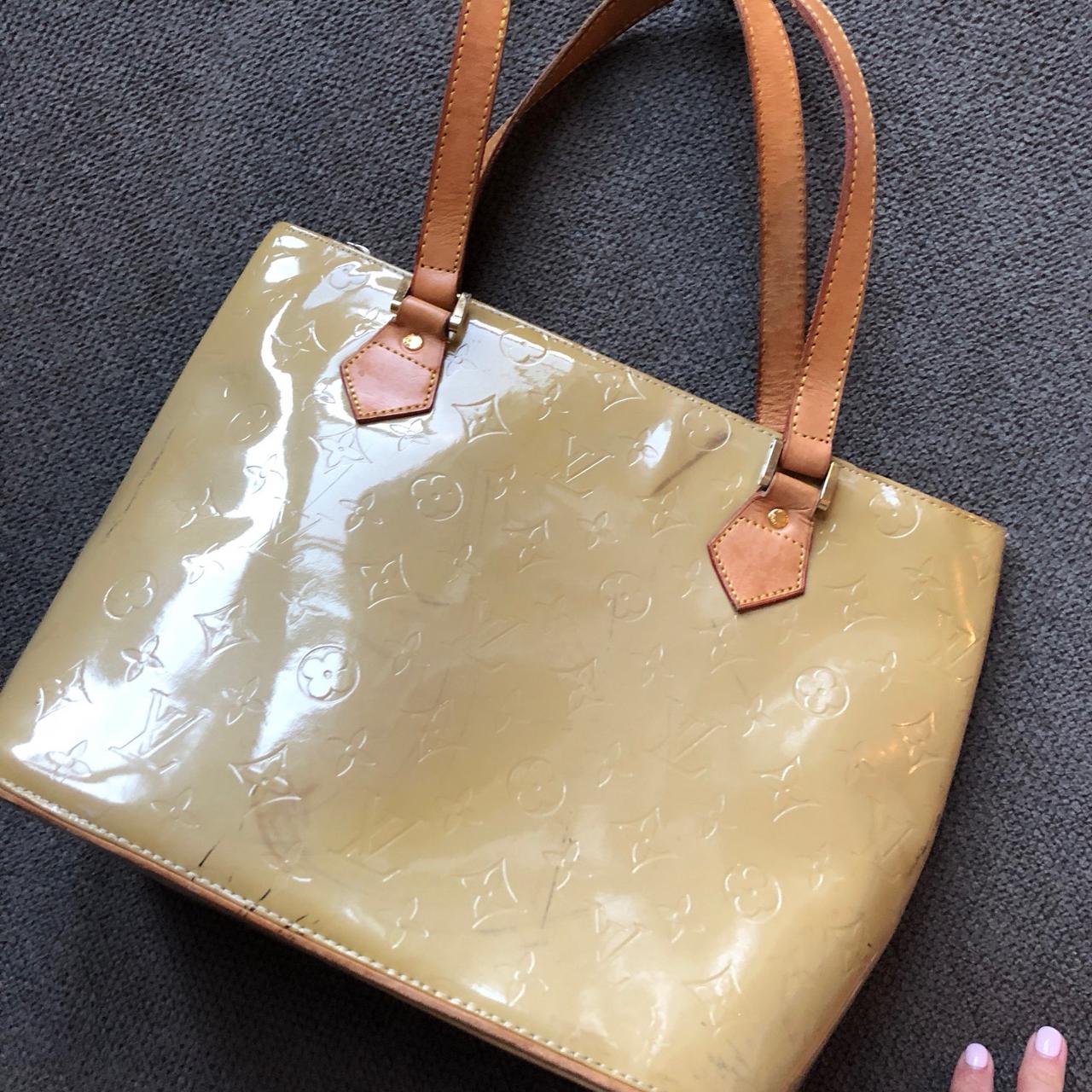 Louis Vuitton // Cream Monogram Vernis Houston Tote Bag – VSP Consignment