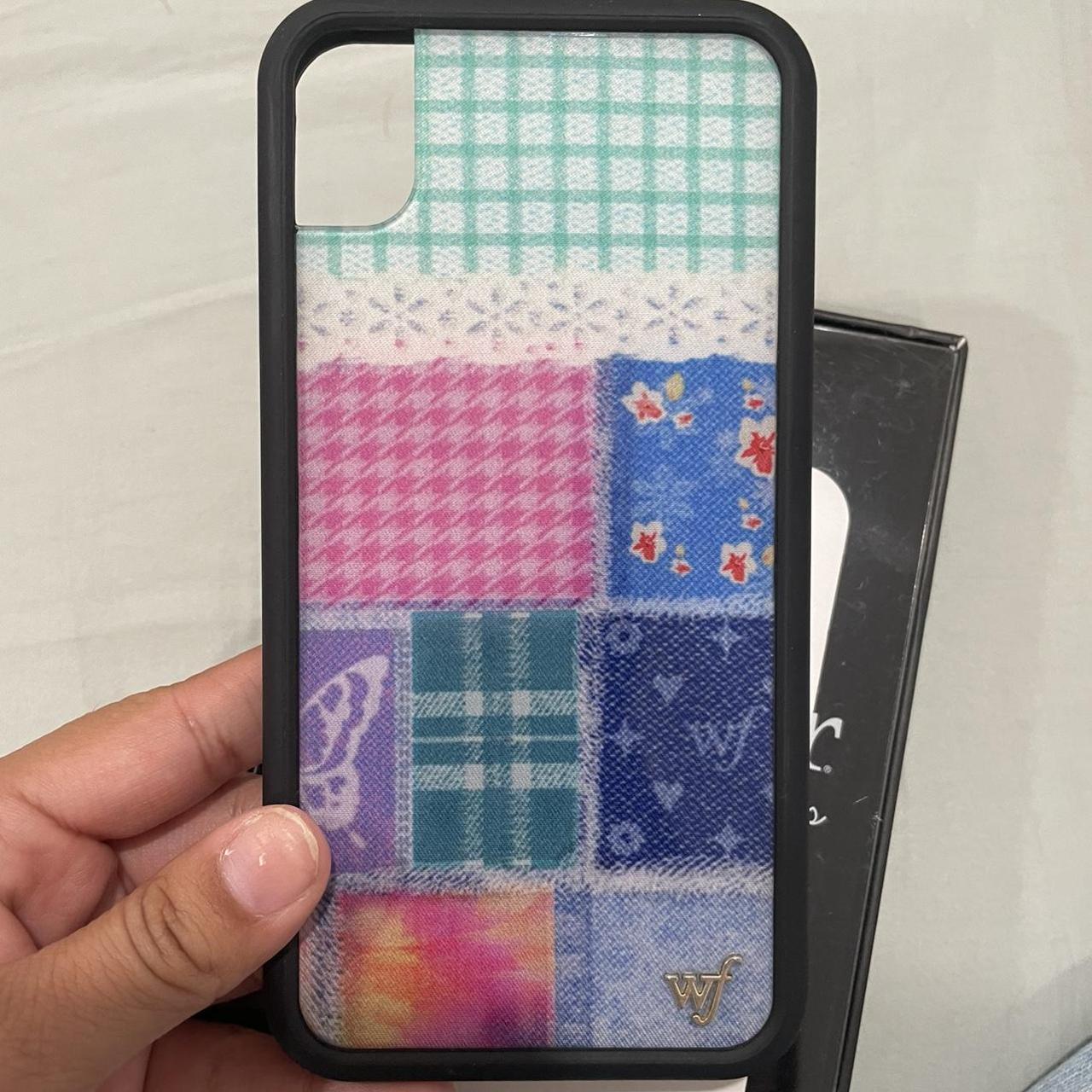 Patchwork iPhone XR wildflower case Depop