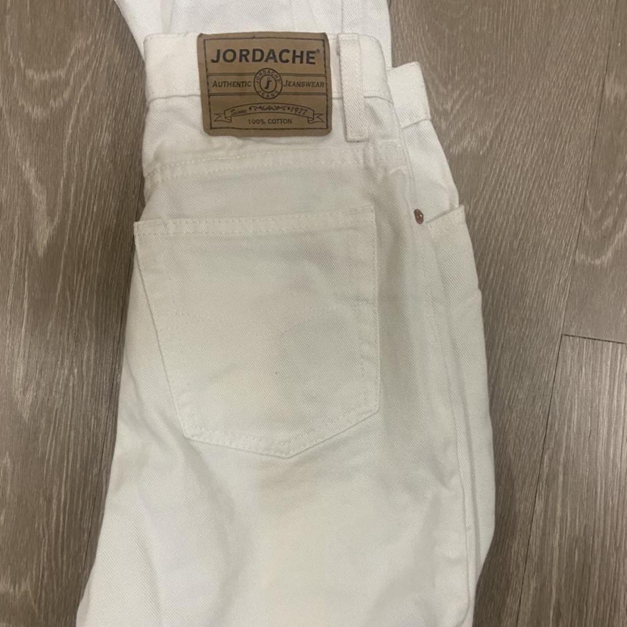 vintage 90s white jordache jeans in a size 6, best... - Depop