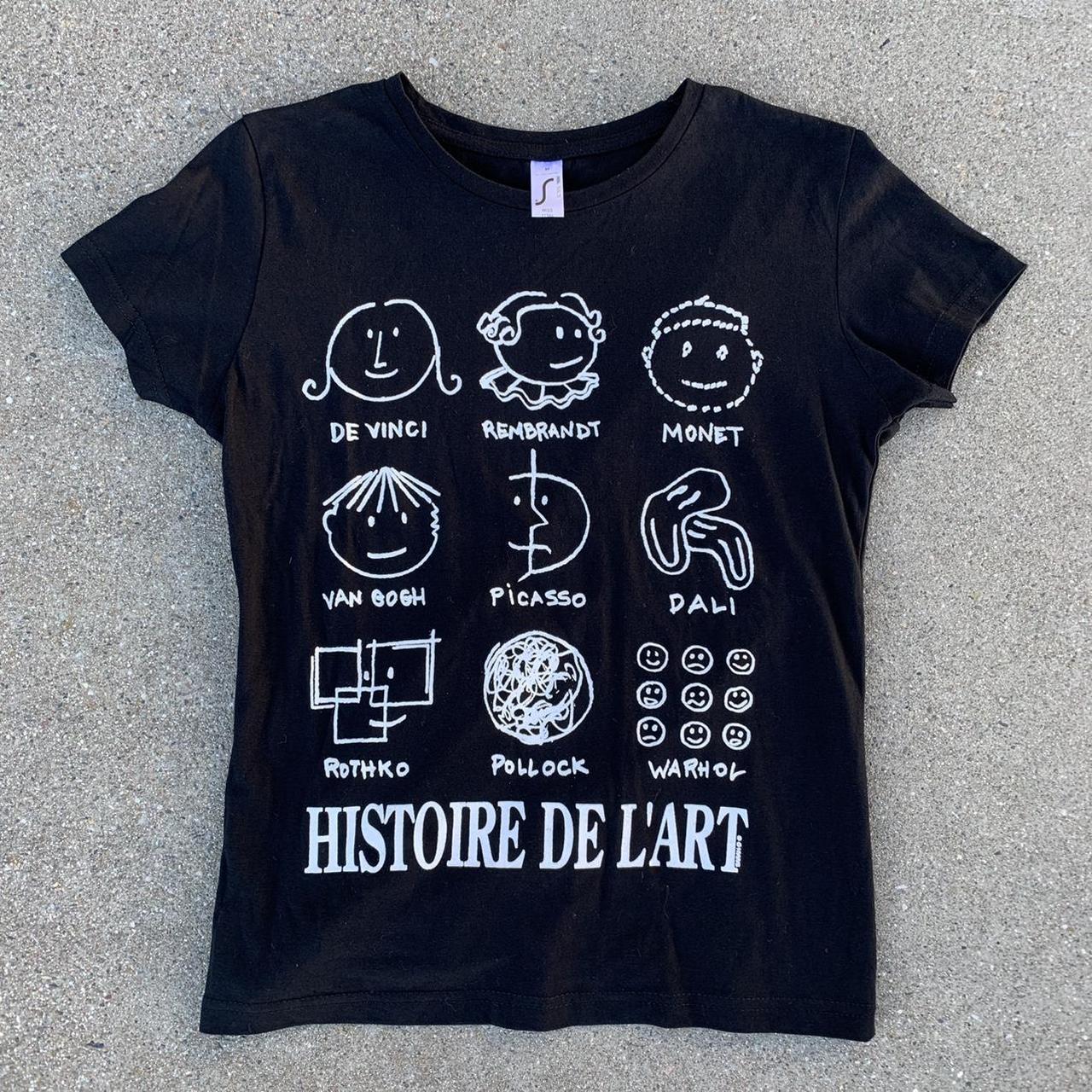 Histoire de L’Art Art Tee T Shirt - W M, 10/10...