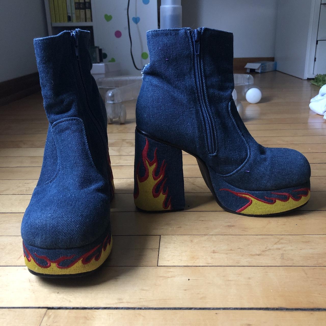 Unif hot sale flame boots