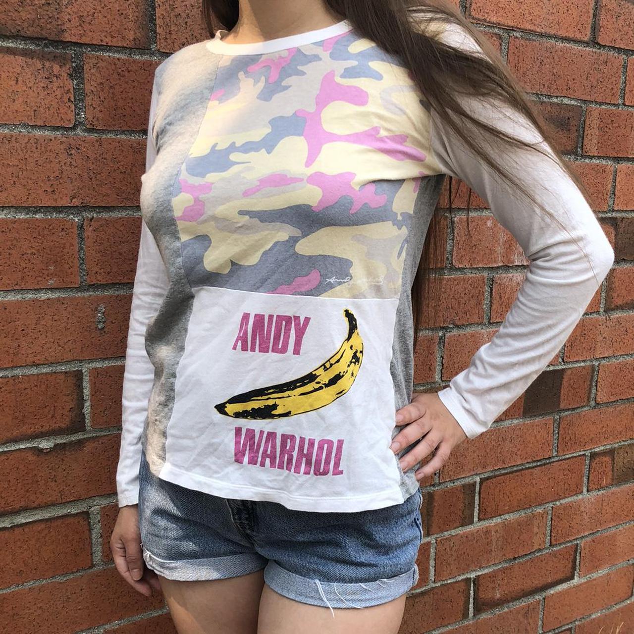 andy warhol banana shirt