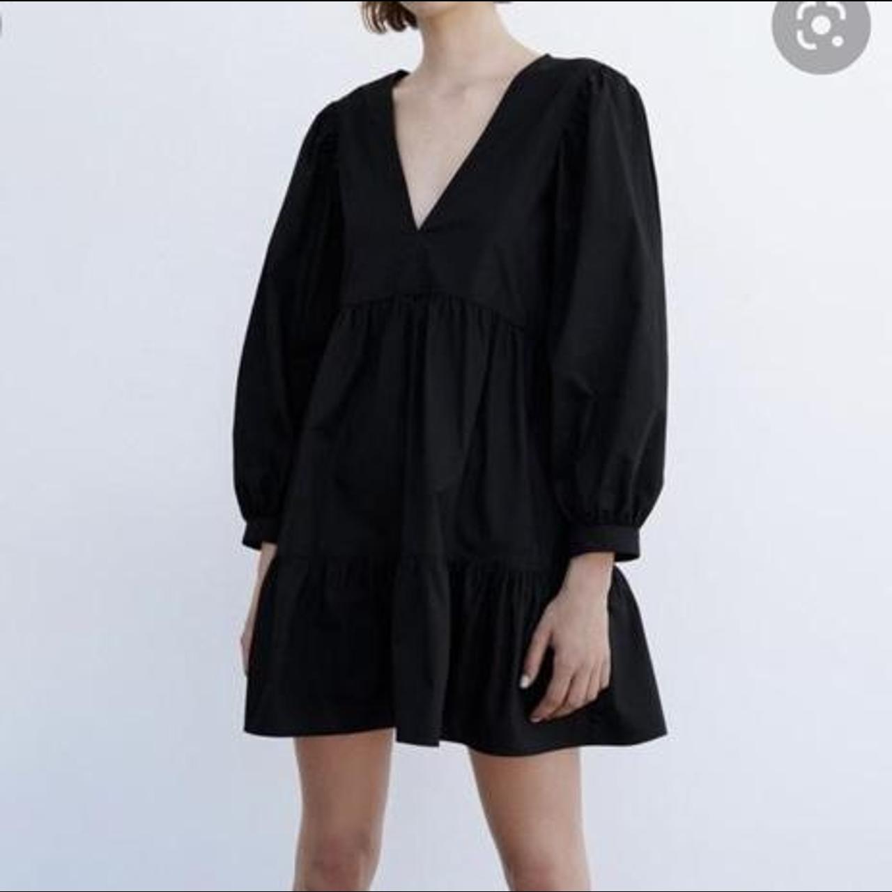 Black mini dress from Zara. Brand new with... Depop