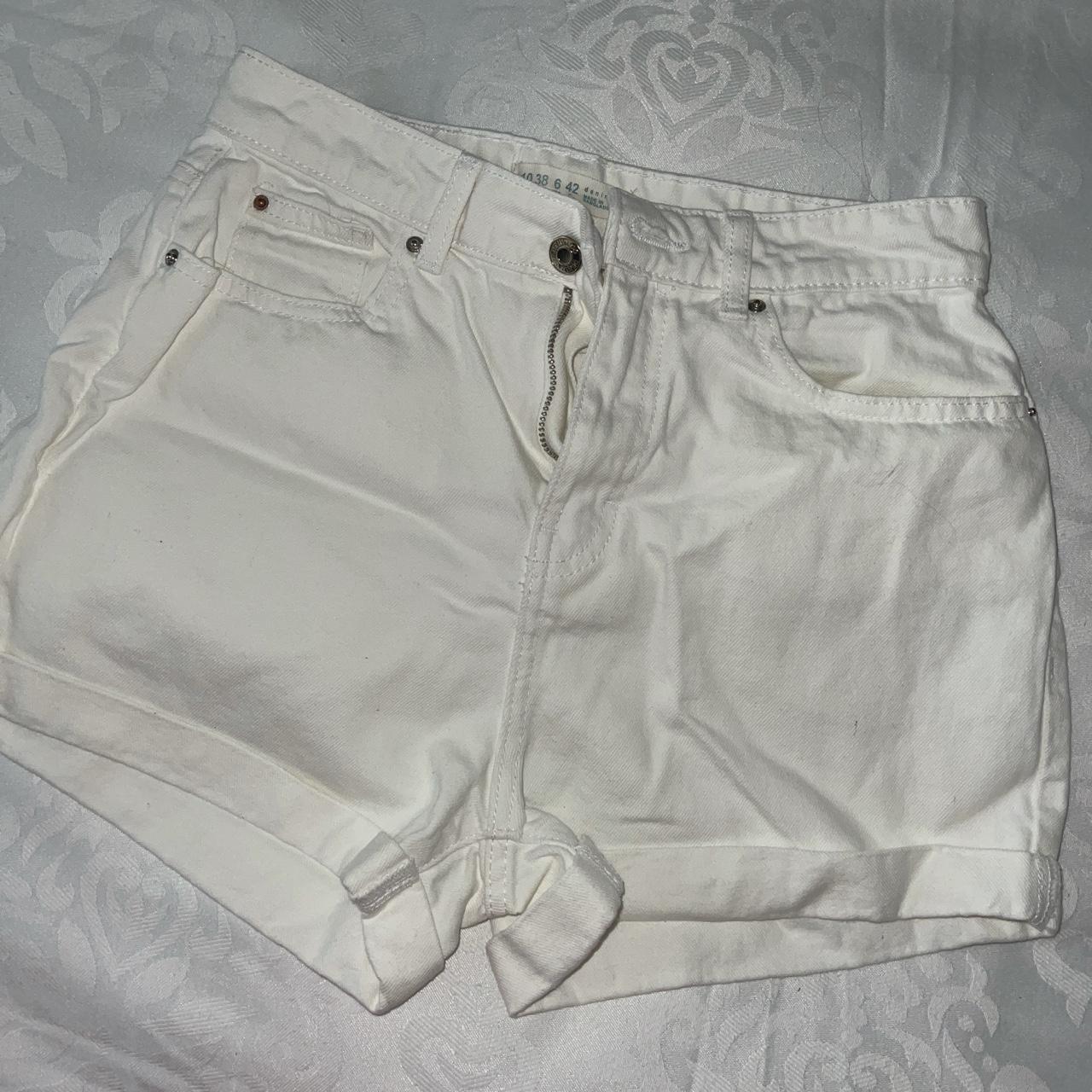 Primark Women's White Shorts | Depop