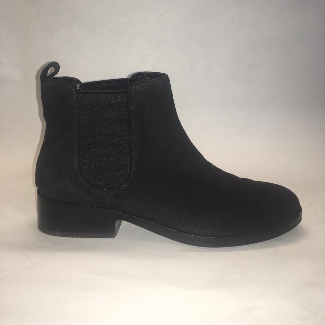 cole haan black suede booties