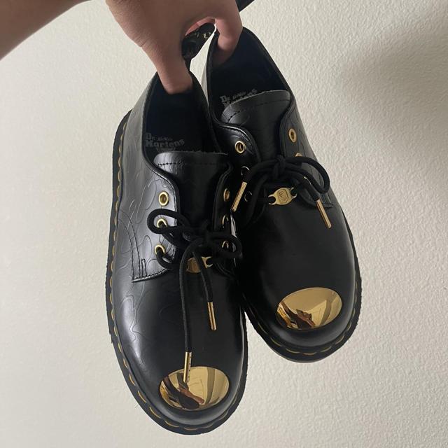 Dr martens shop bape gold toe