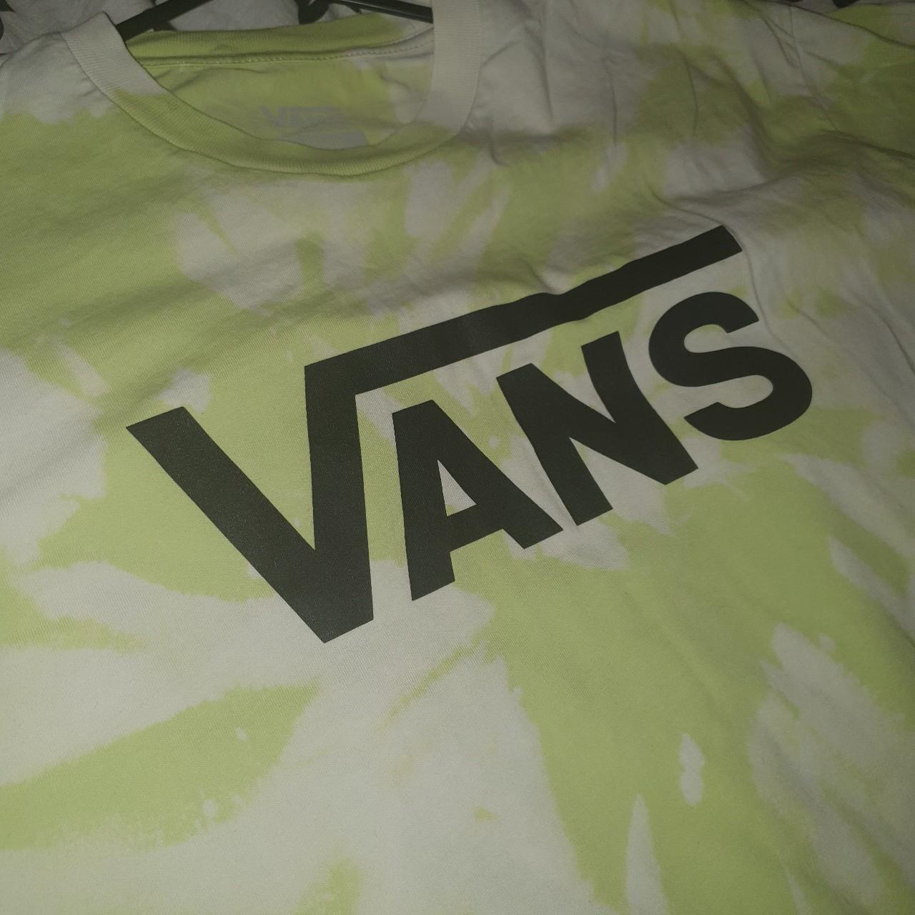 vans lime green shirt