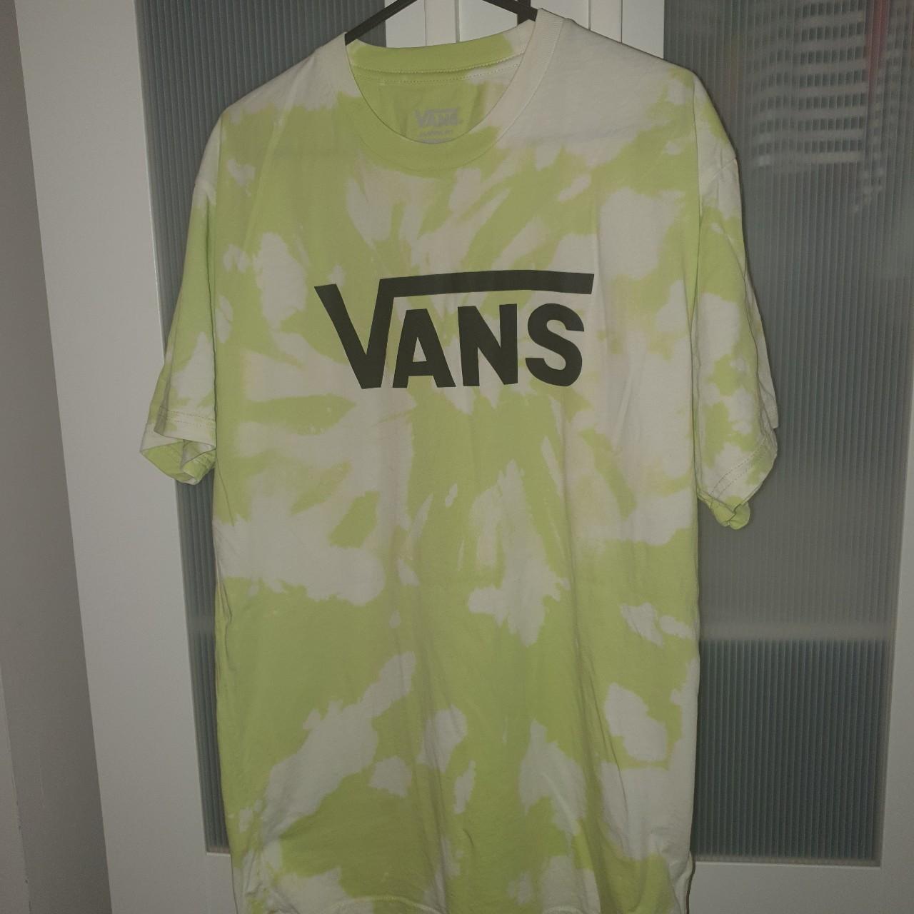 vans lime green shirt