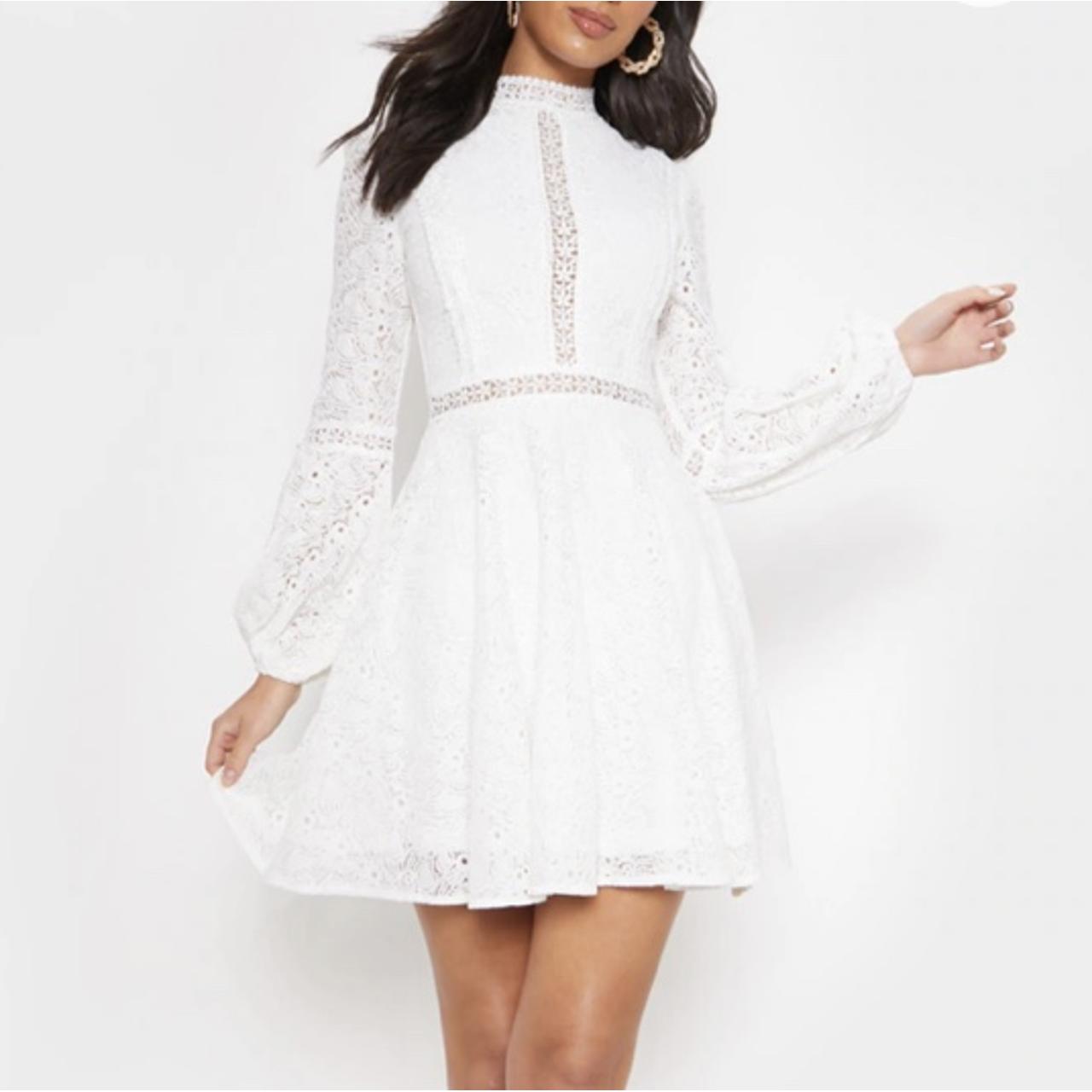Long Sleeve Pretty Little Thing Skater Dress Pretty Little Thing