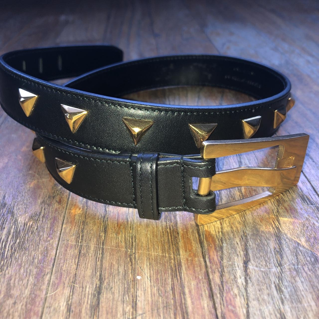 Saint laurent shop triangle belt