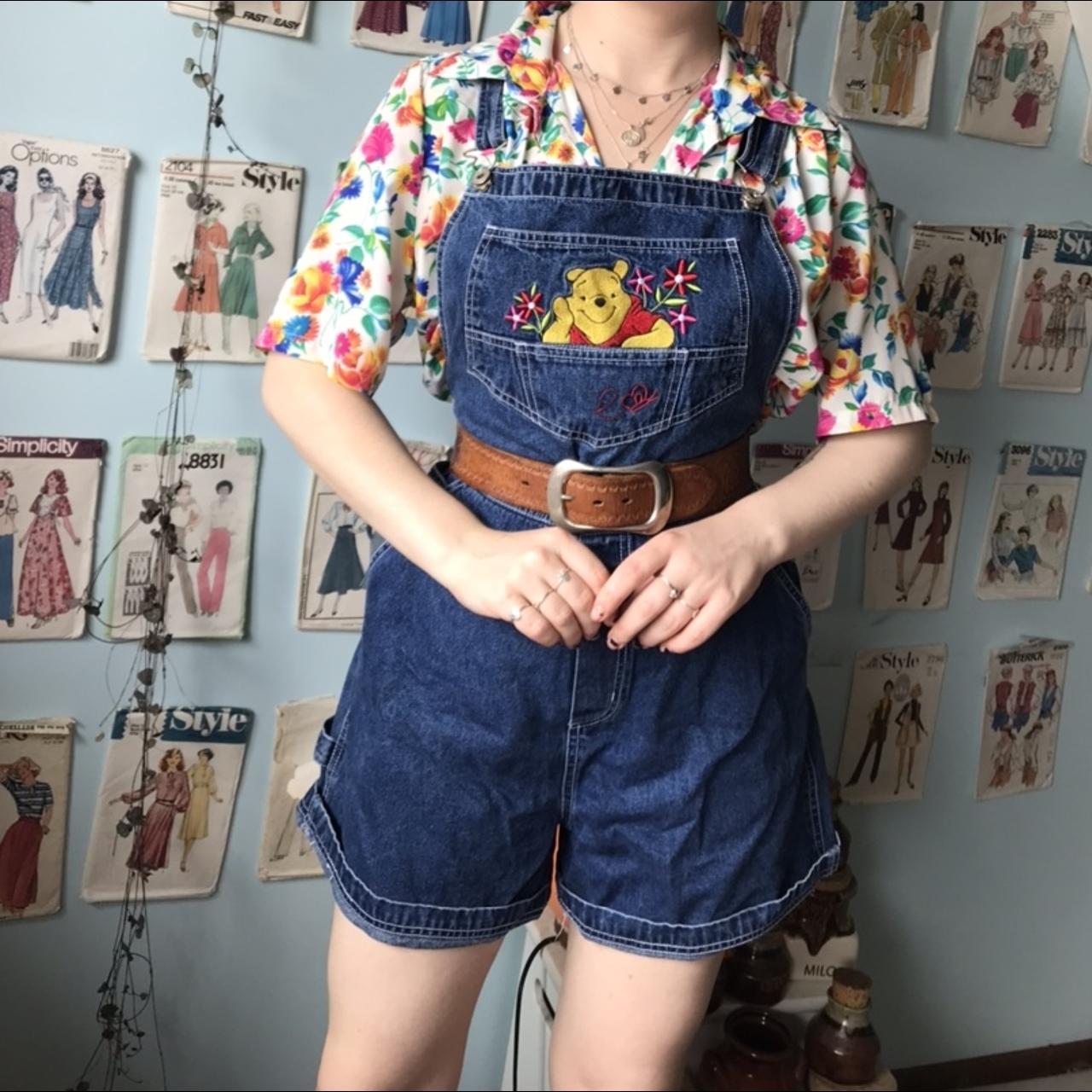 Winnie the hot sale pooh overall shorts