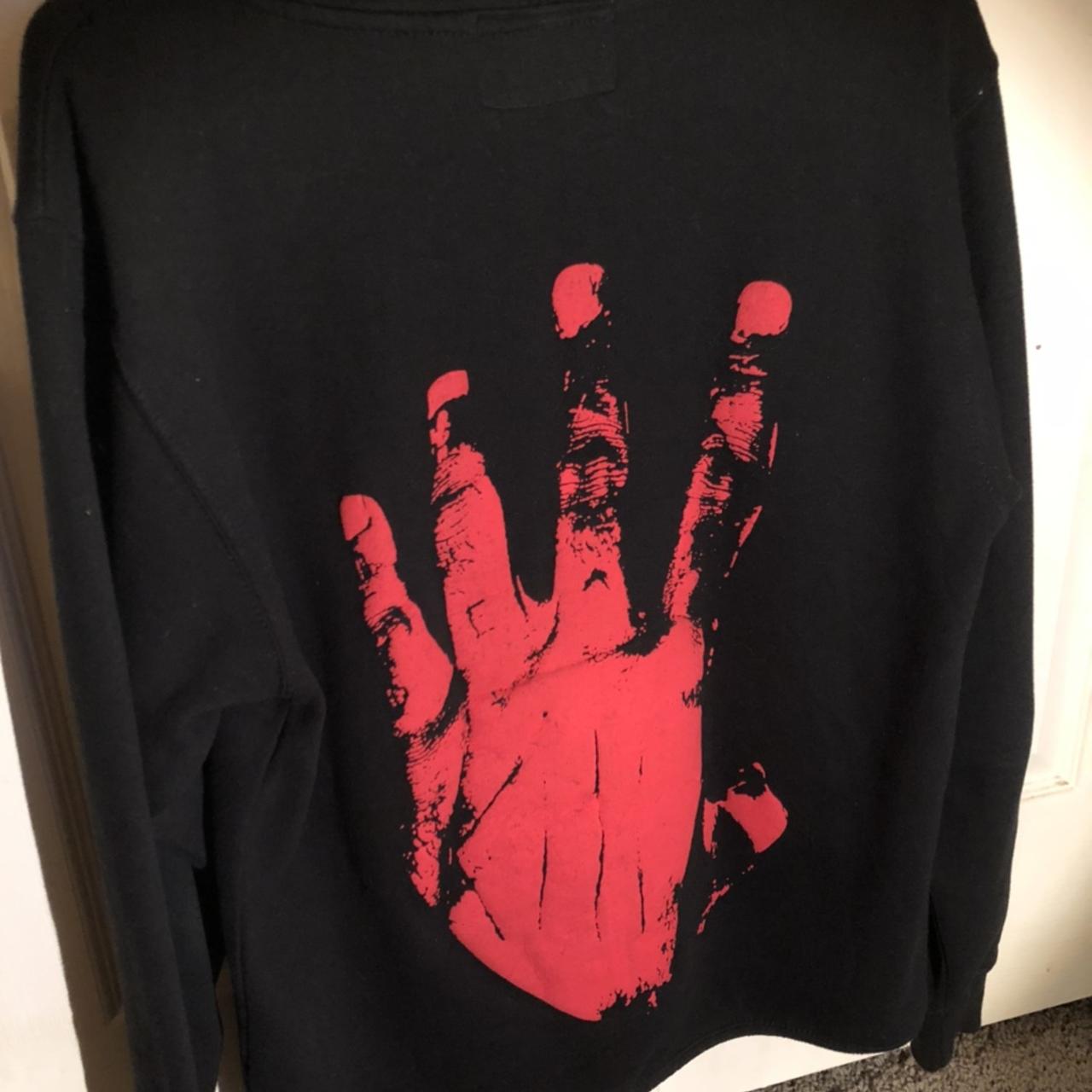 Revenge discount hand hoodie