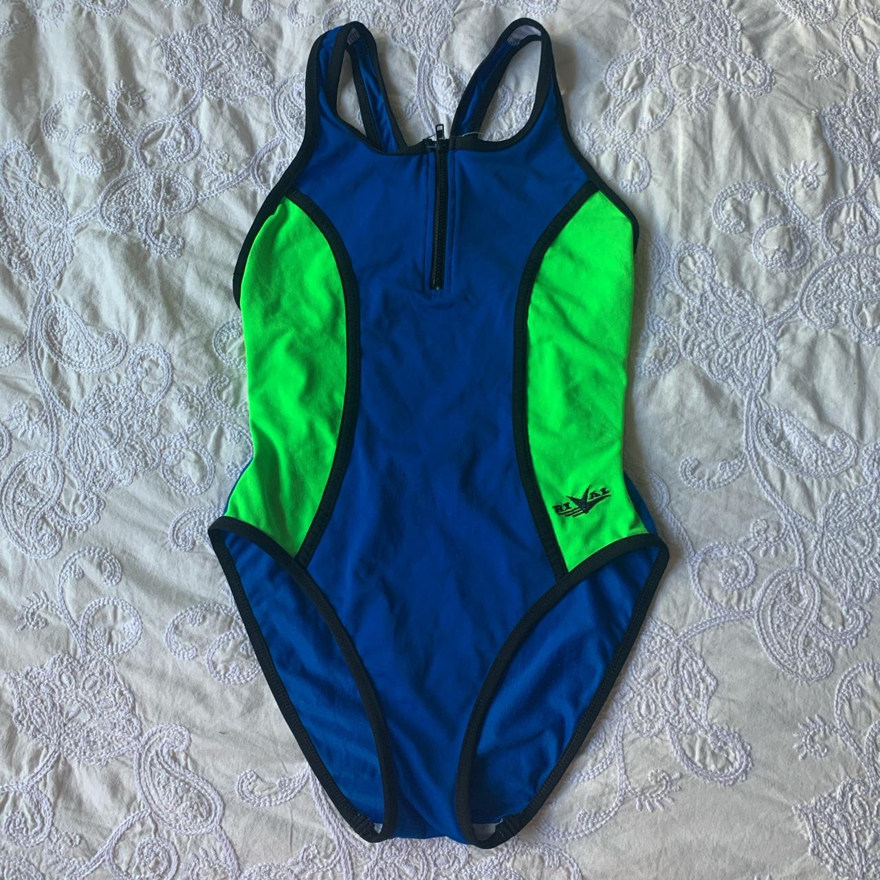 the coolest vintage inspired one piece swimsuit!... - Depop
