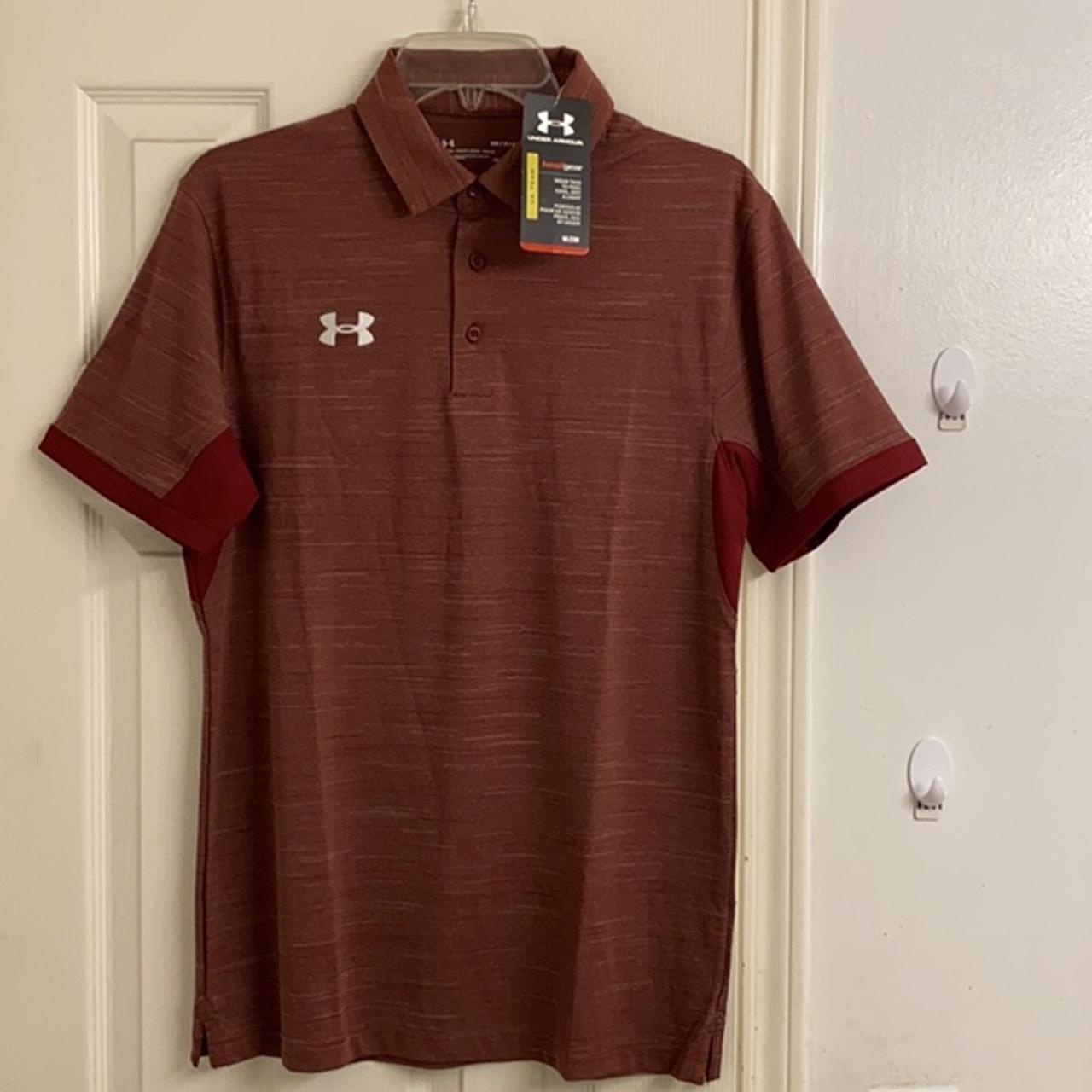under armour dry fit polo