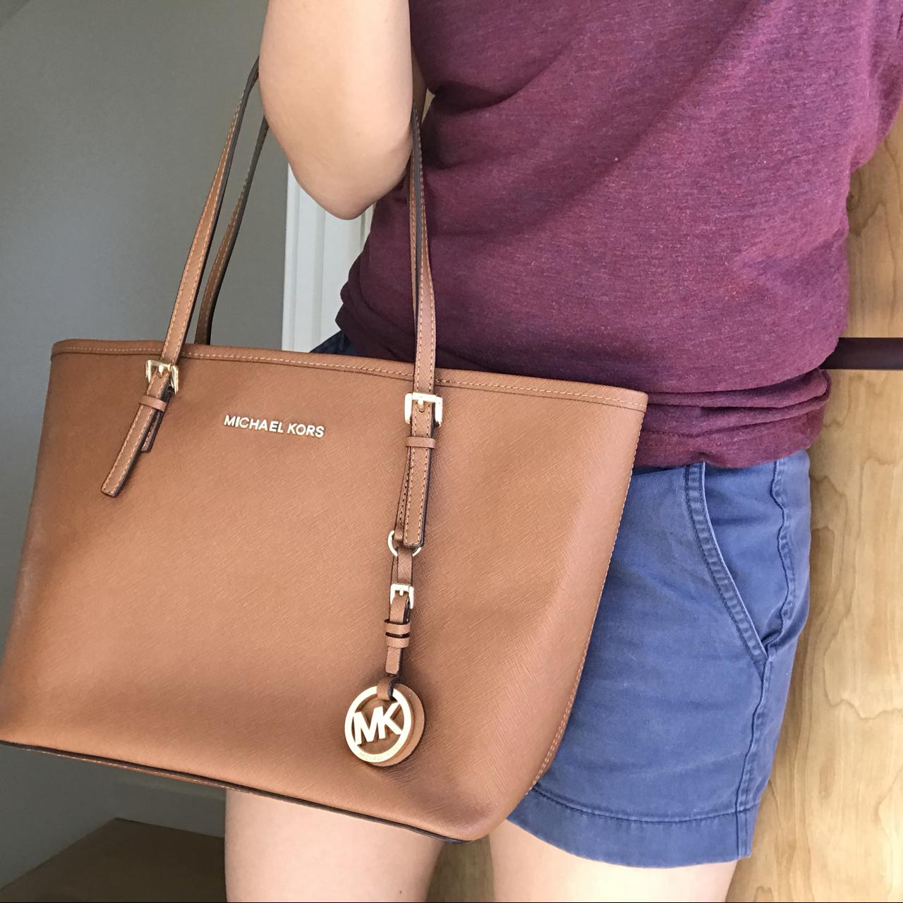 Michael Kors 3-in-1 Jet Set Saffiano Leather - Depop