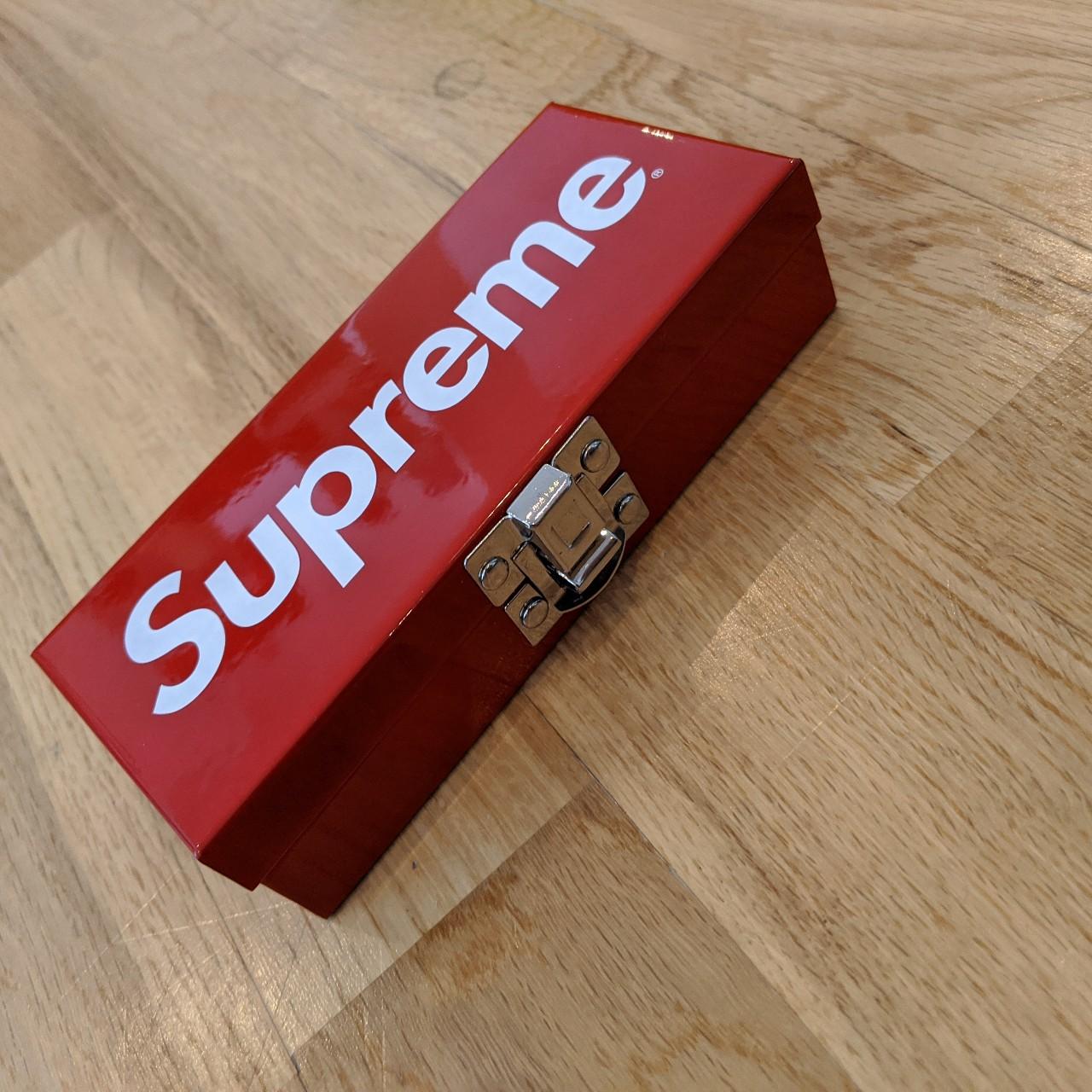 Supreme Small metal Storage box, No flaws perfect