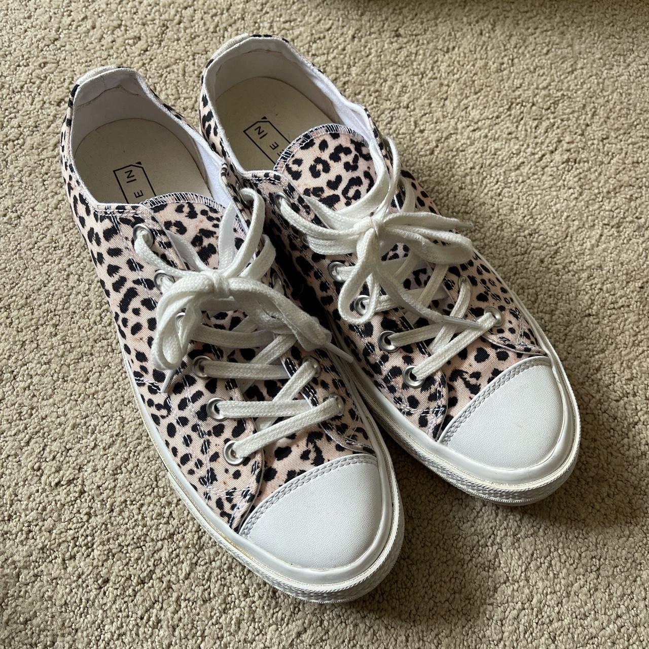 animal print sneakers ~ slightly worn but still in... - Depop