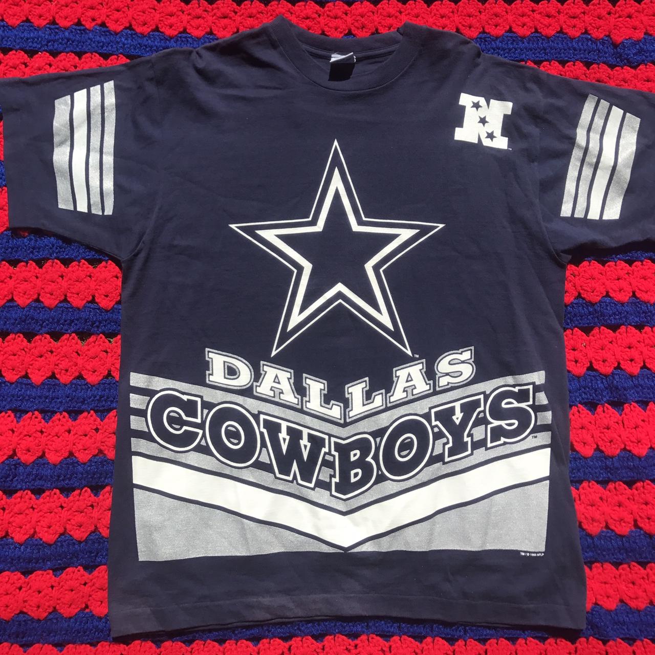 NFL Cowboys Tony Romo Jersey T Shirt Front and Back, - Depop