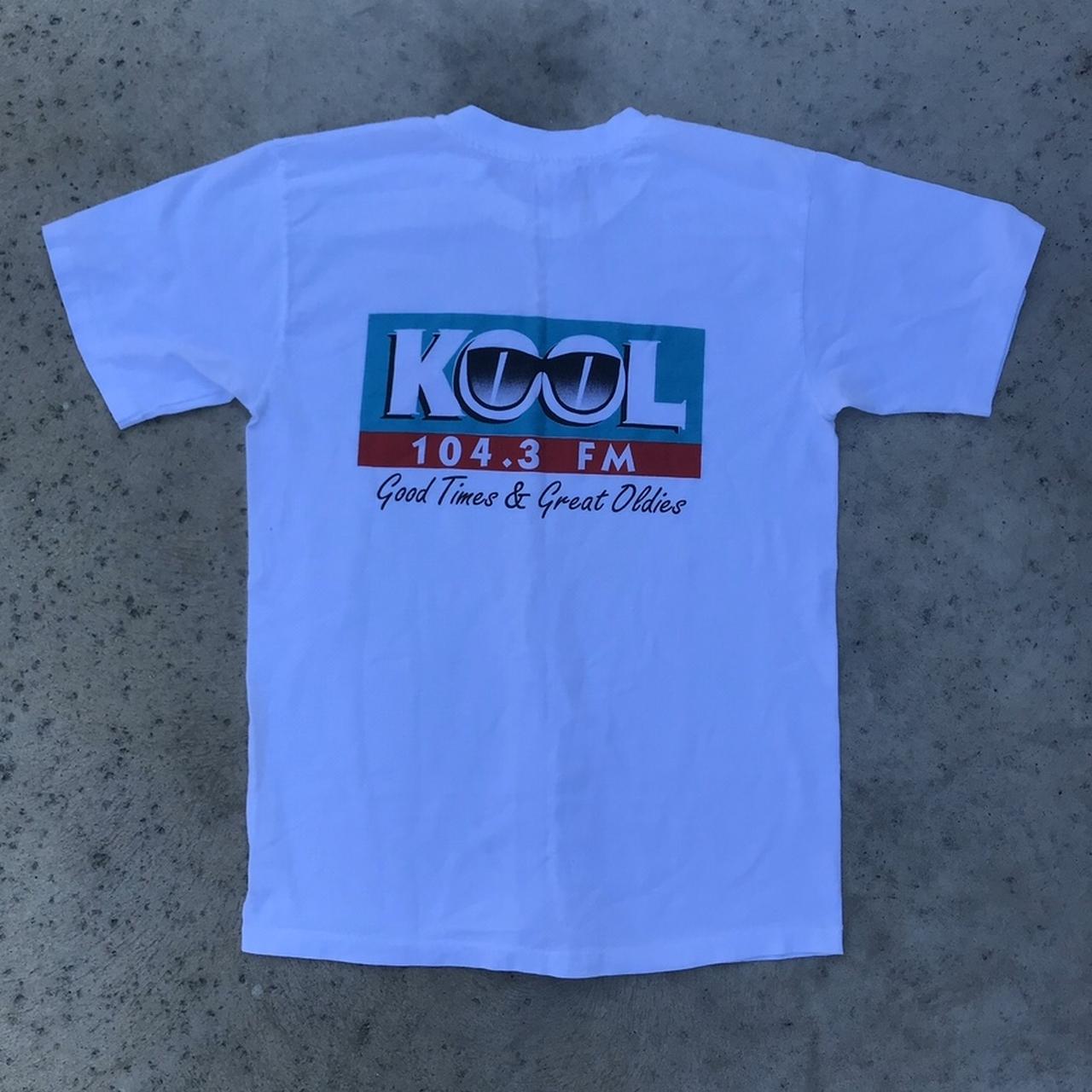 Vintage 90s KOOL Radio Tee Shirt 104.3 fm good times... - Depop