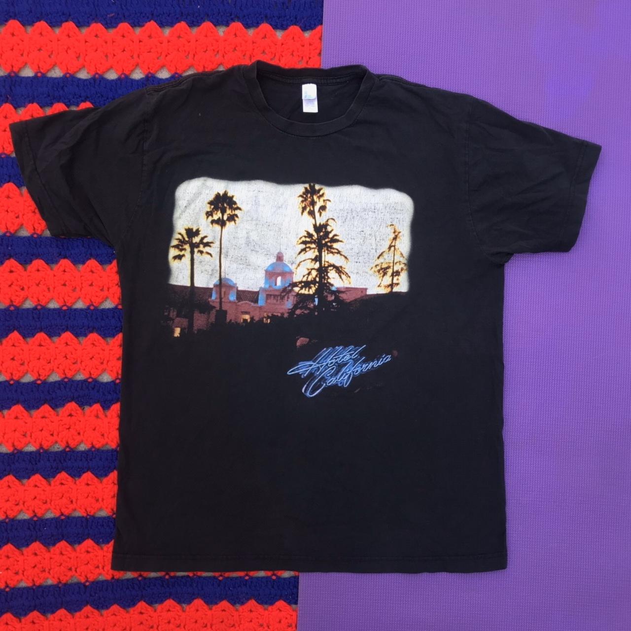 Vintage the eagles hotel California tee shirt band... - Depop