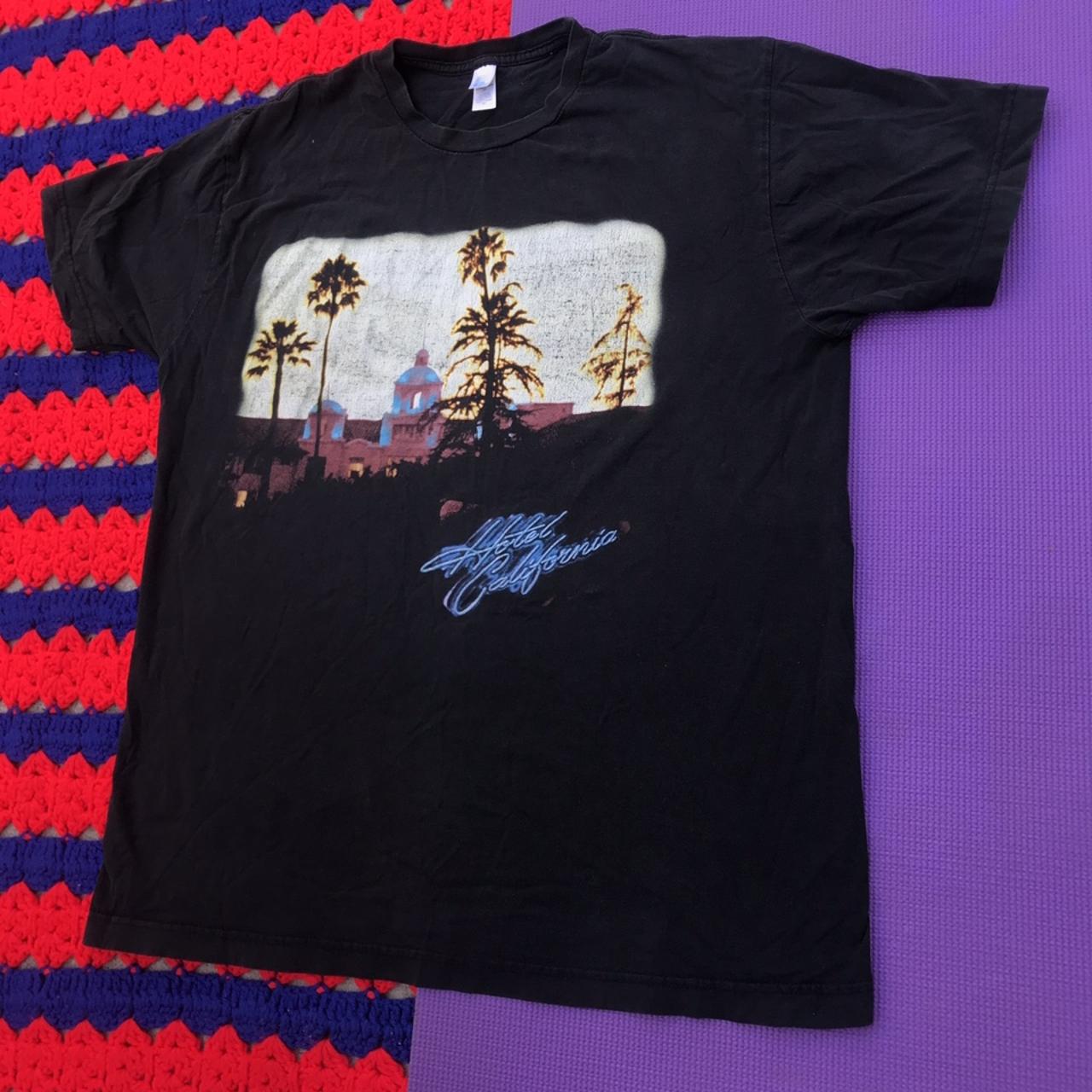 Vintage the eagles hotel California tee shirt band... - Depop