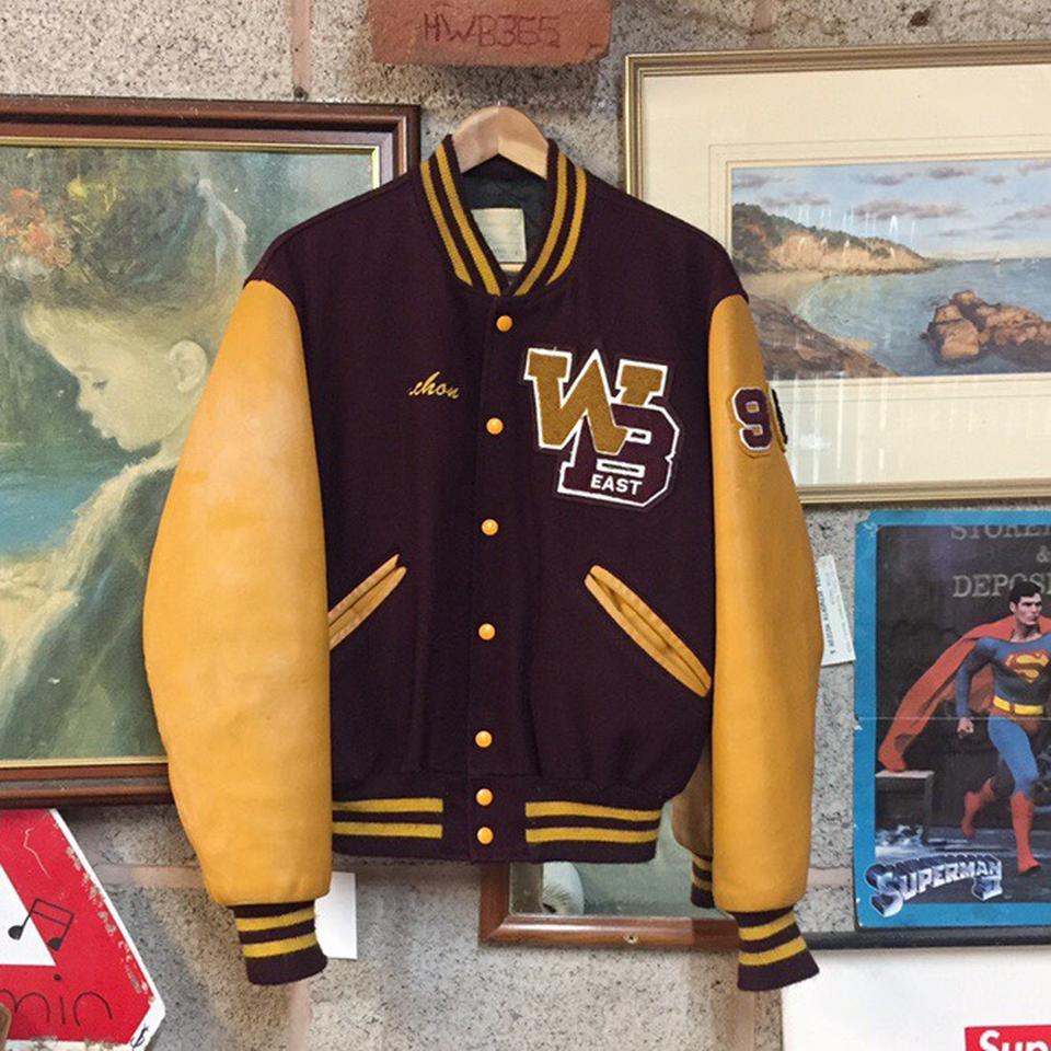 Vintage 90's varsity jacket for WB east - Iconic... - Depop