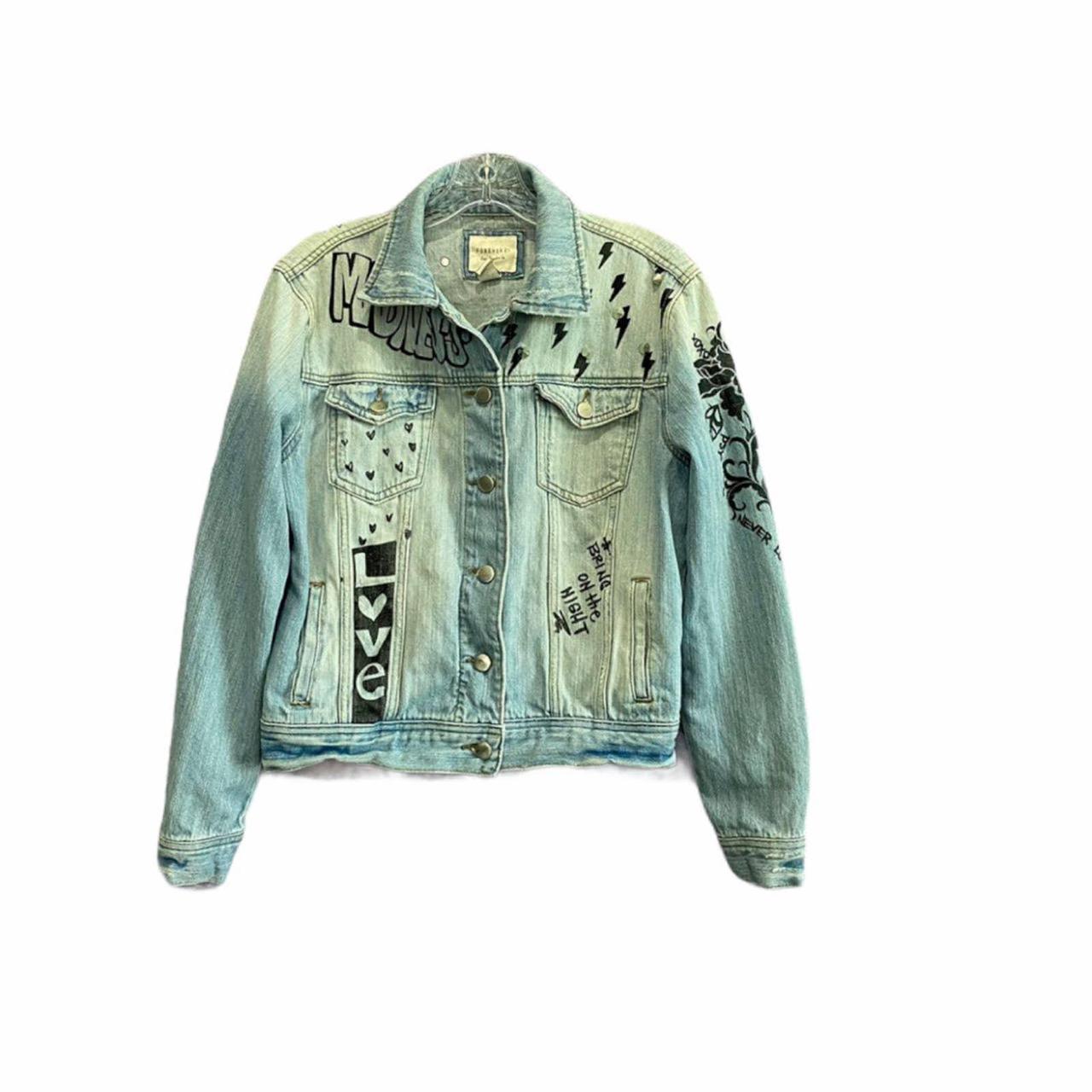 studded denim jacket forever 21