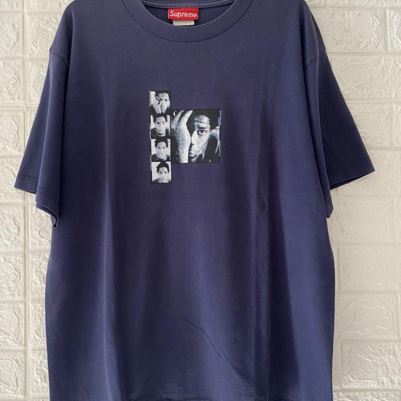 vintage 90s supreme jean michel basquiat single... - Depop