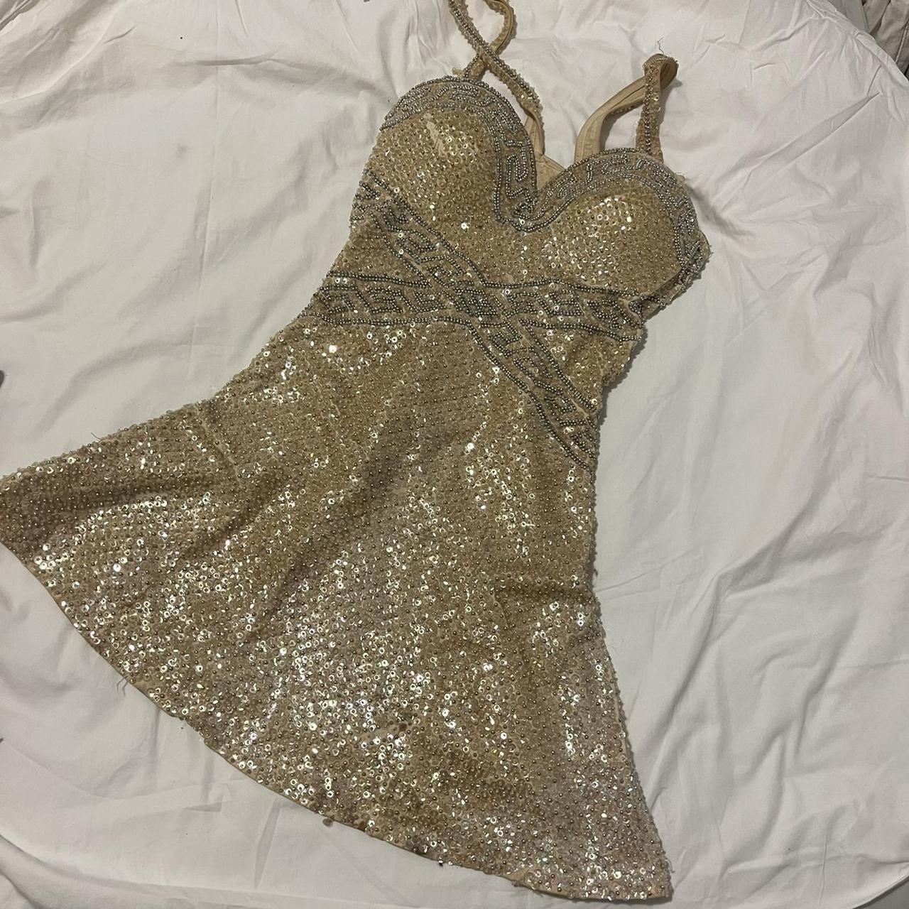 The most beautiful vintage hand beaded dress 🥺 I... - Depop