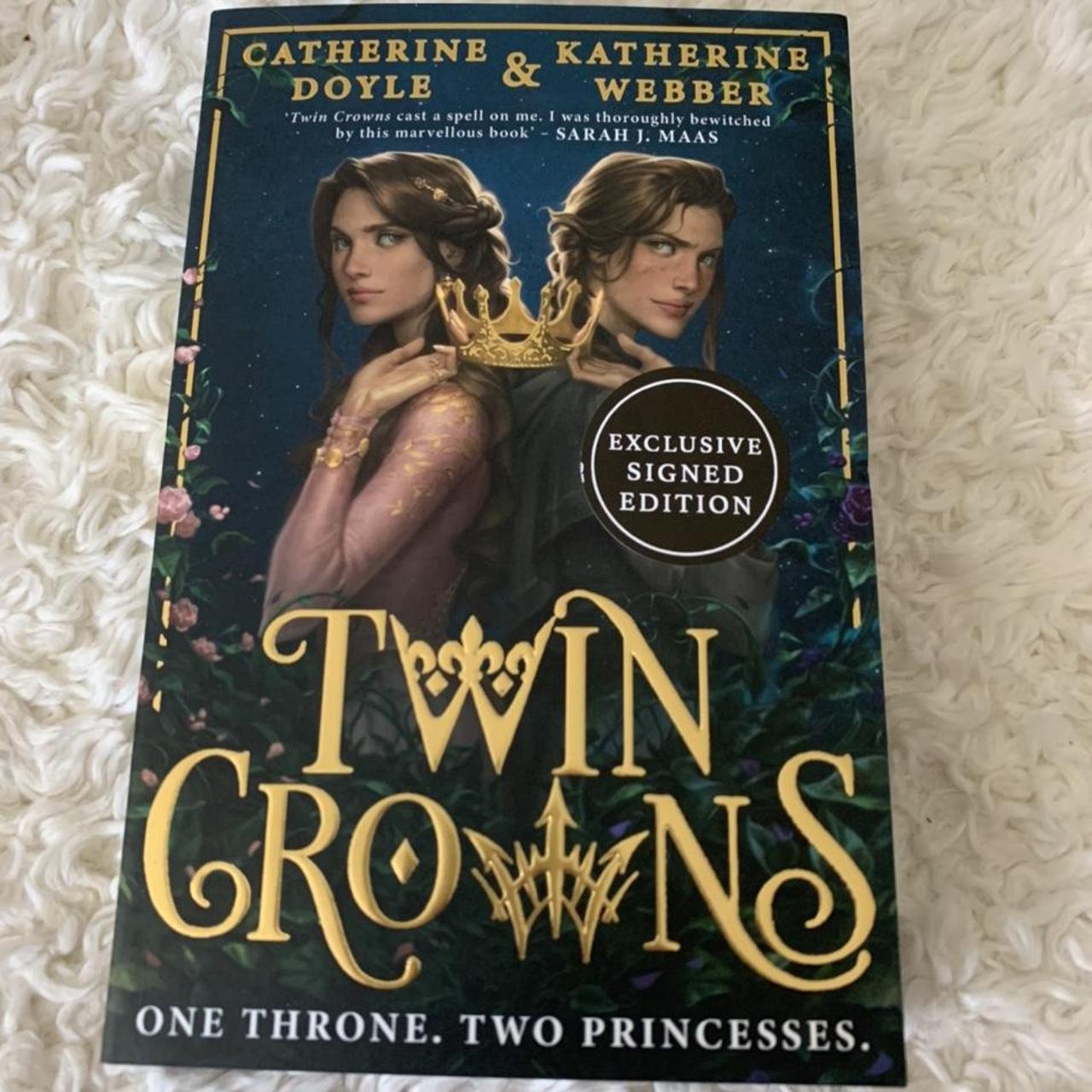 RARE SIGNED EXCLUSIVE TWIN CROWNS by Catherine Doyle... - Depop