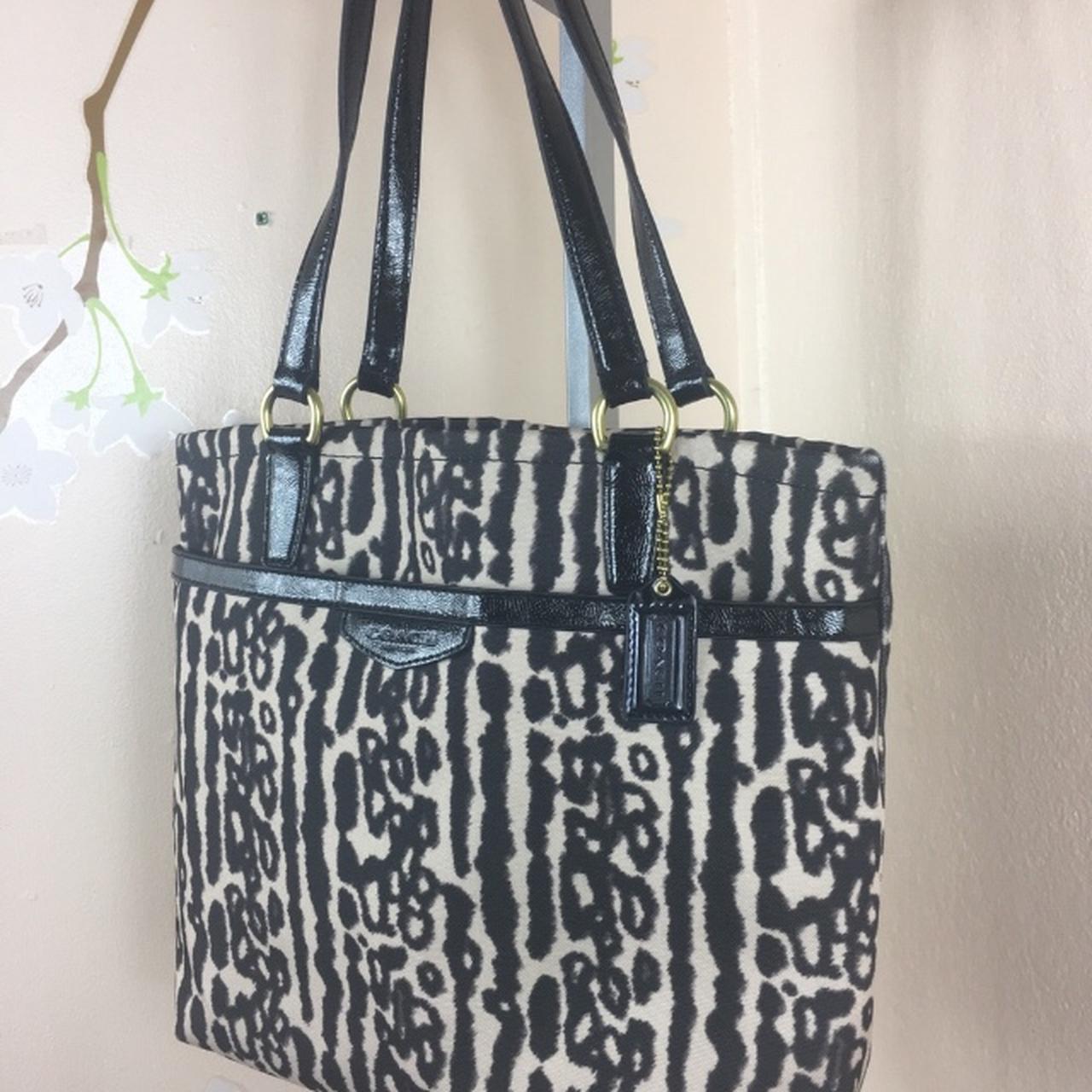 Coach clearance ocelot tote